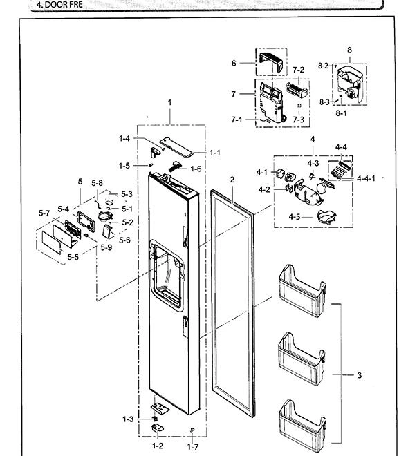 DOOR-FREEZER