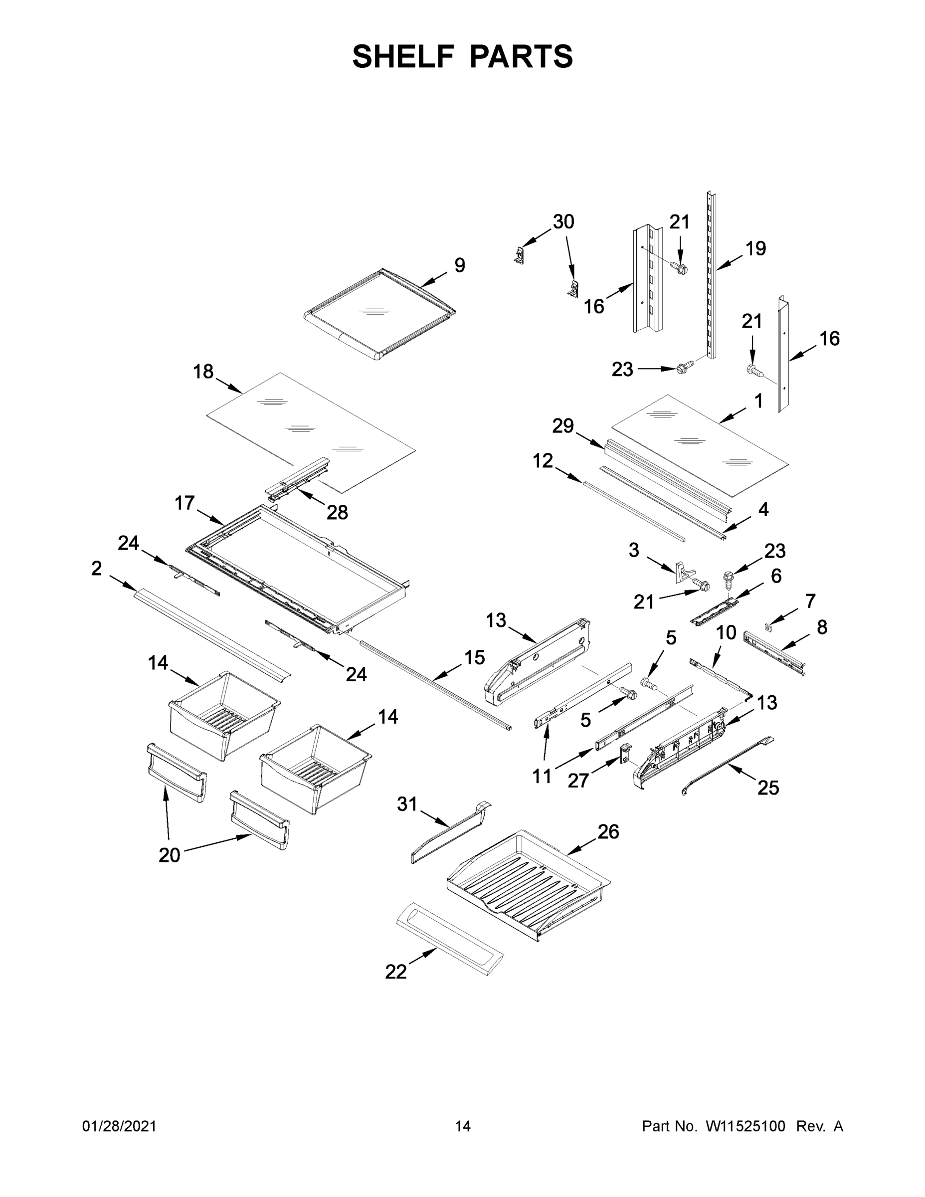 08 - SHELF PARTS
