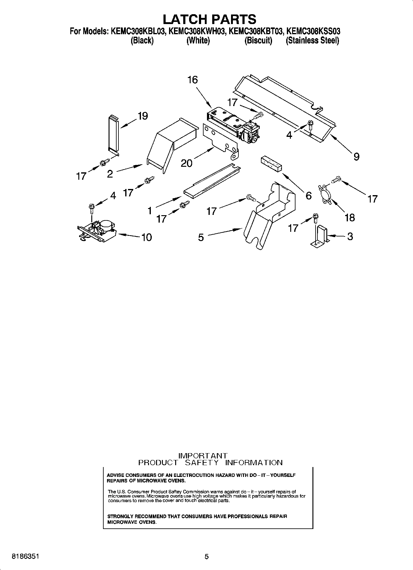 04 - LATCH PARTS