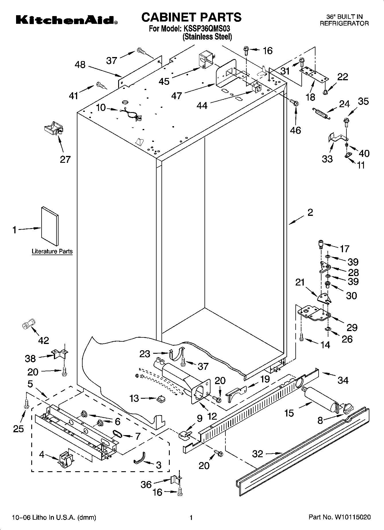 01 - CABINET PARTS