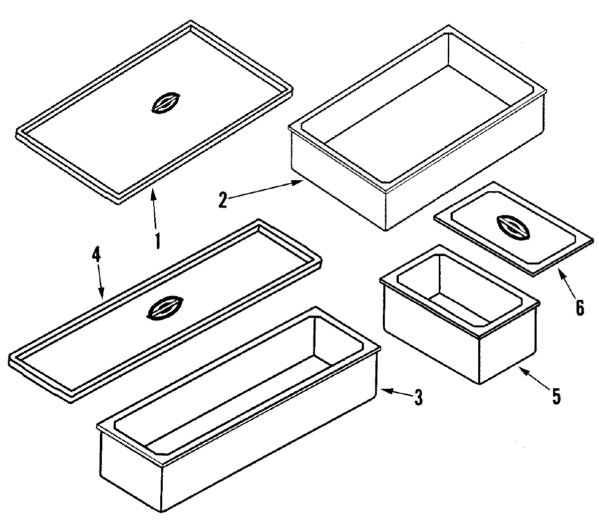 01 - DRAWER PANS/ACCESSORY ONLY