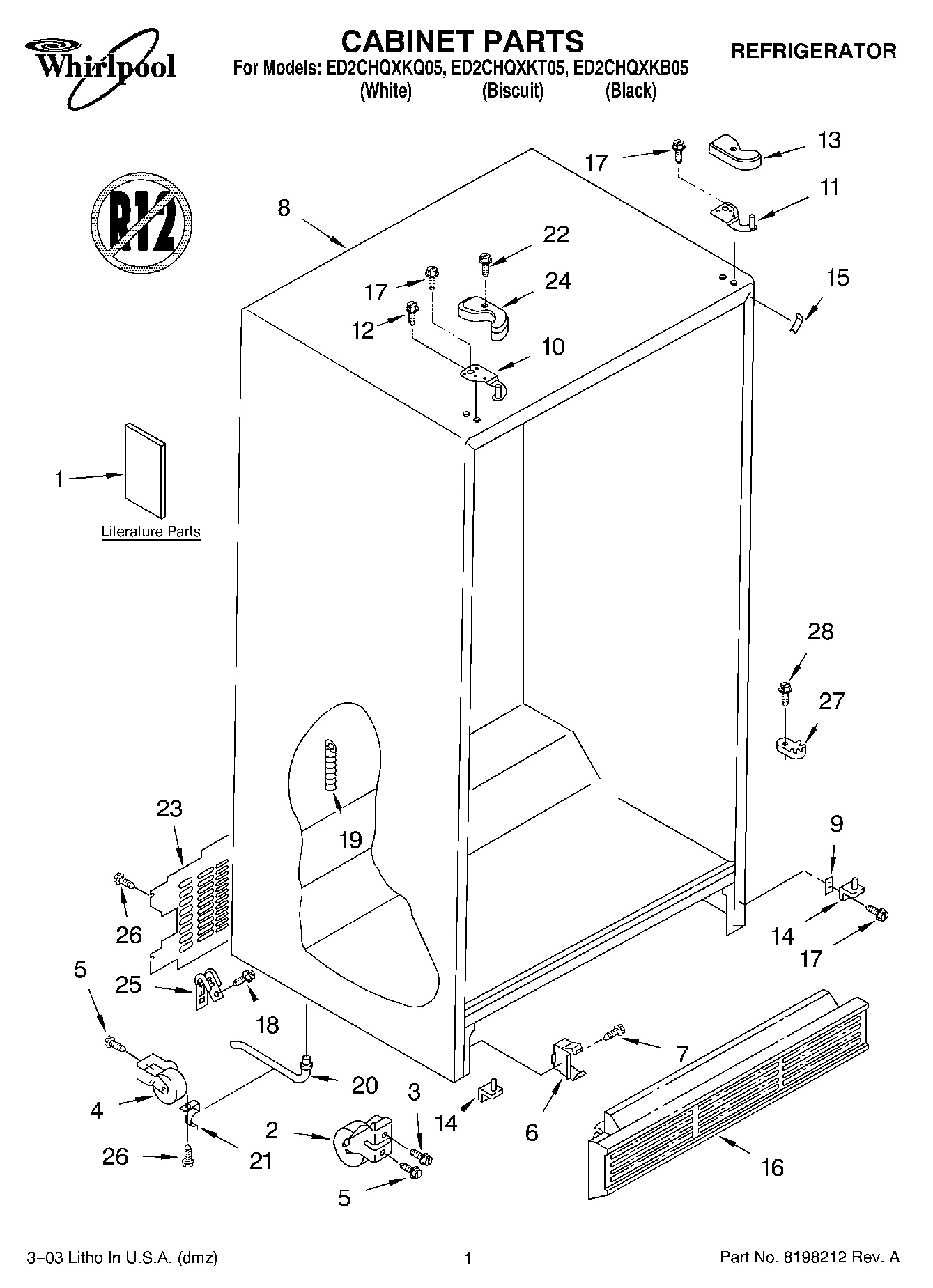 01 - CABINET PARTS
