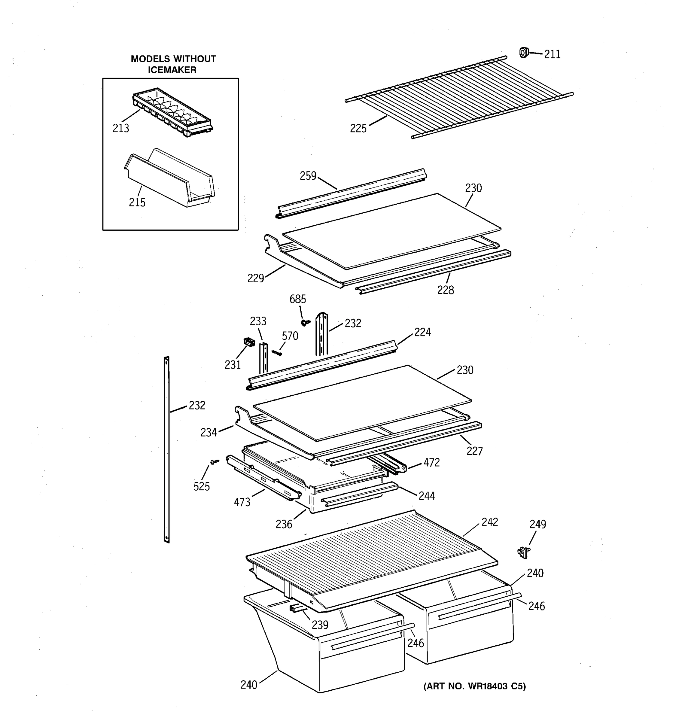 SHELVES