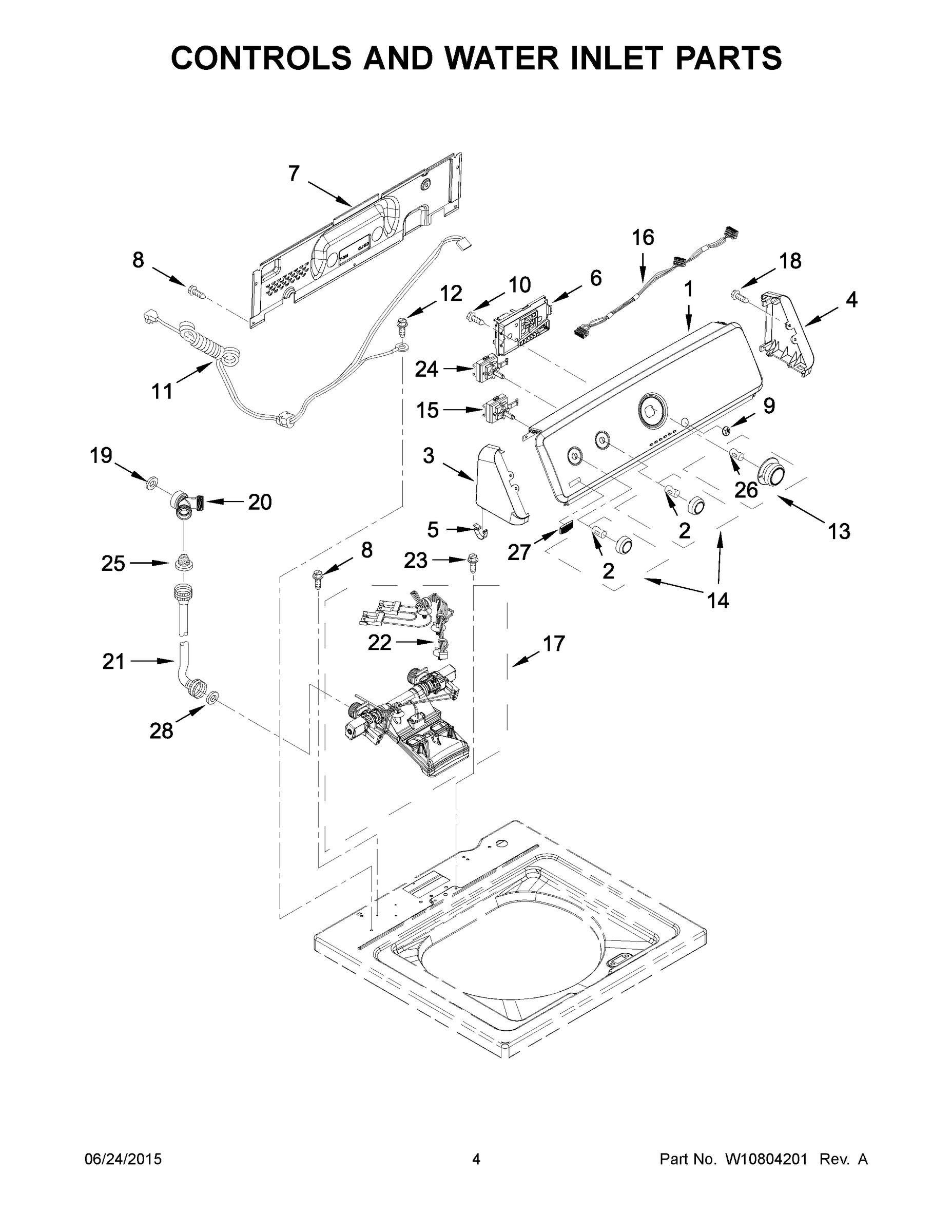 03 - CONTROLS AND WATER INLET PARTS
