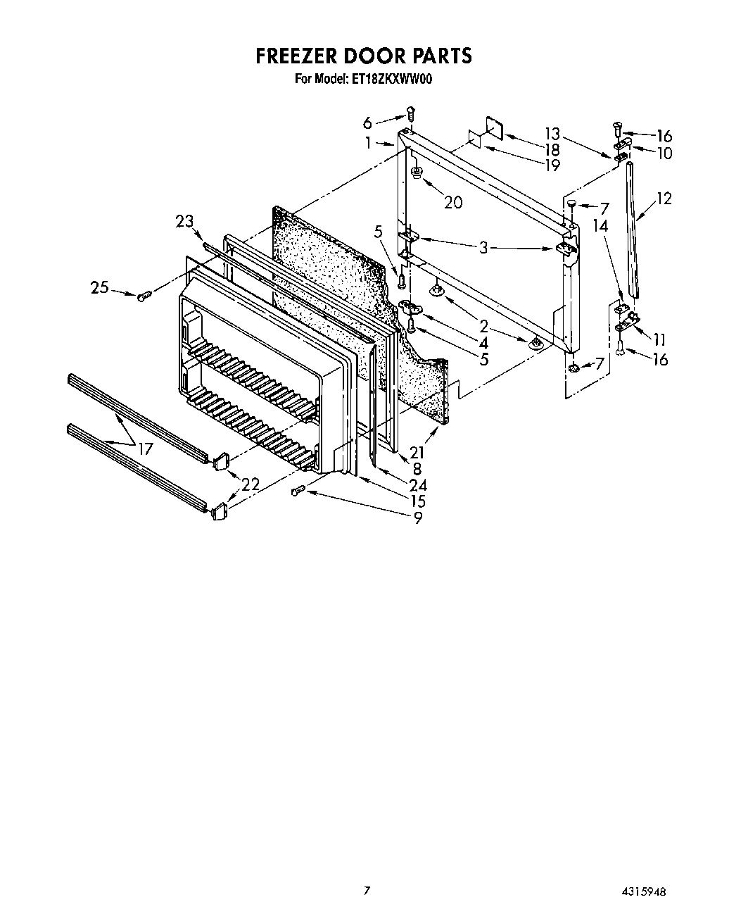 05 - FREEZER DOOR