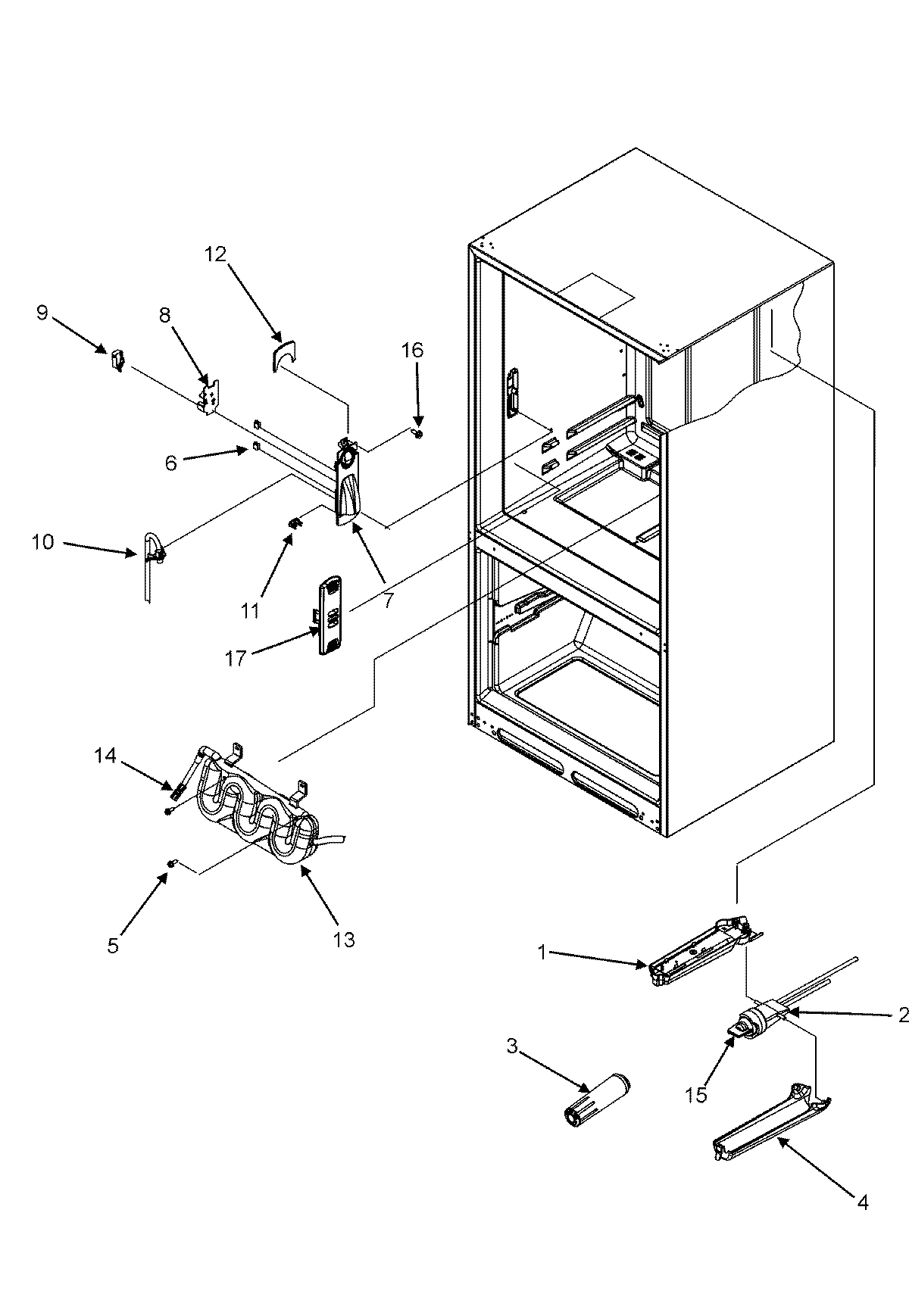 13 - WATER DISPENSER/FILTER/TANK/VENT COVER