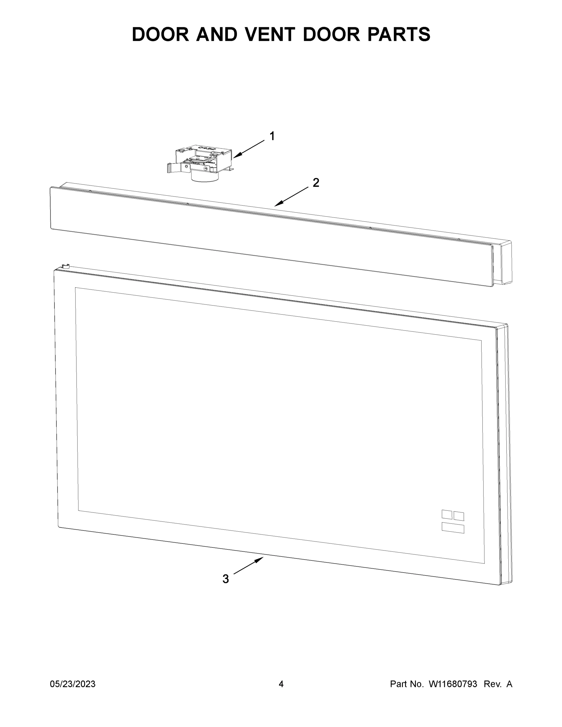 03 - DOOR AND VENT DOOR PARTS