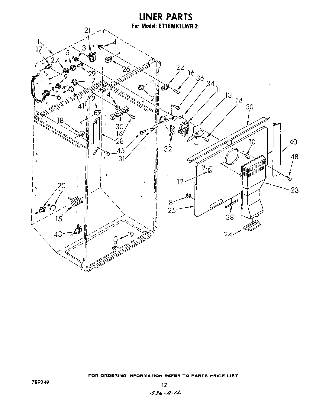 07 - LINER , NOT ILLUSTRATED AND OPTIONAL