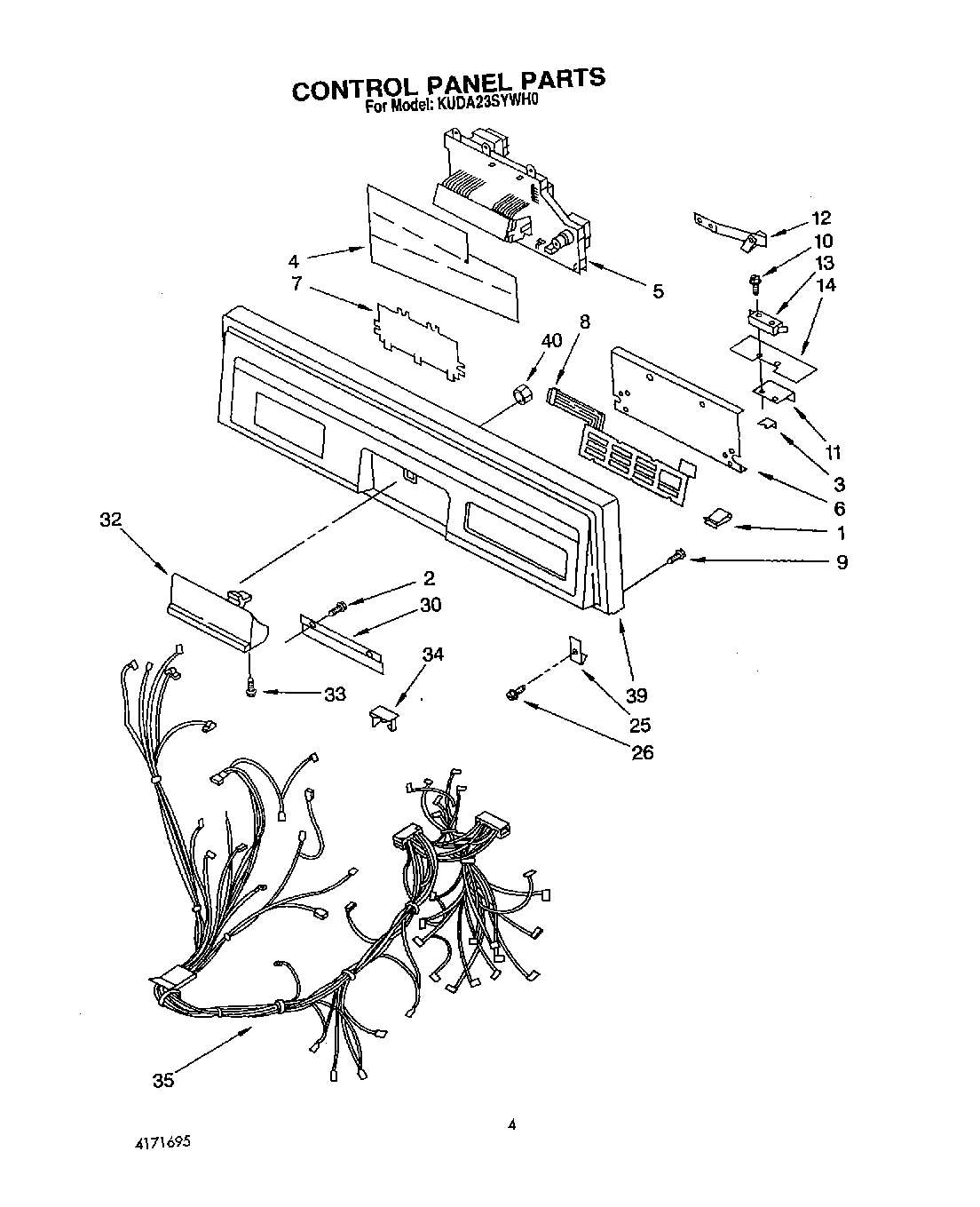 04 - CONTROL PANEL, LIT/OPTIONAL