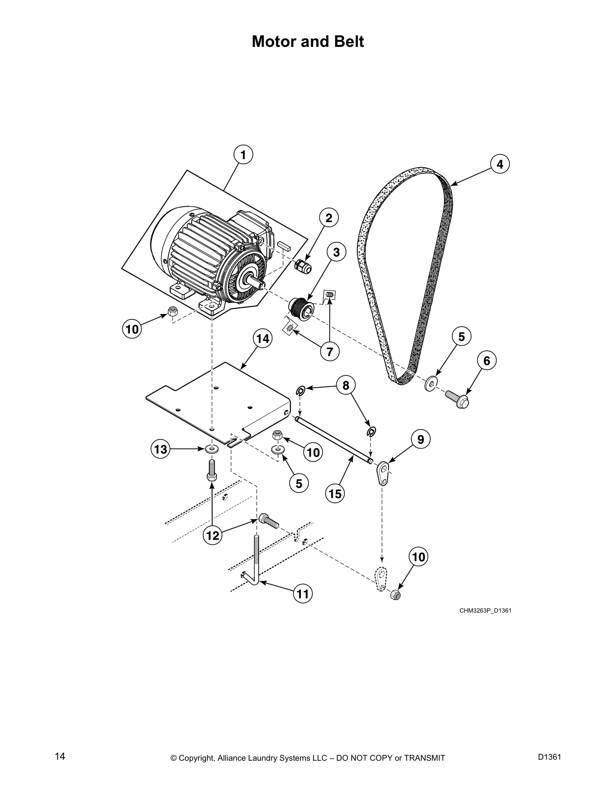 Motor and Belt