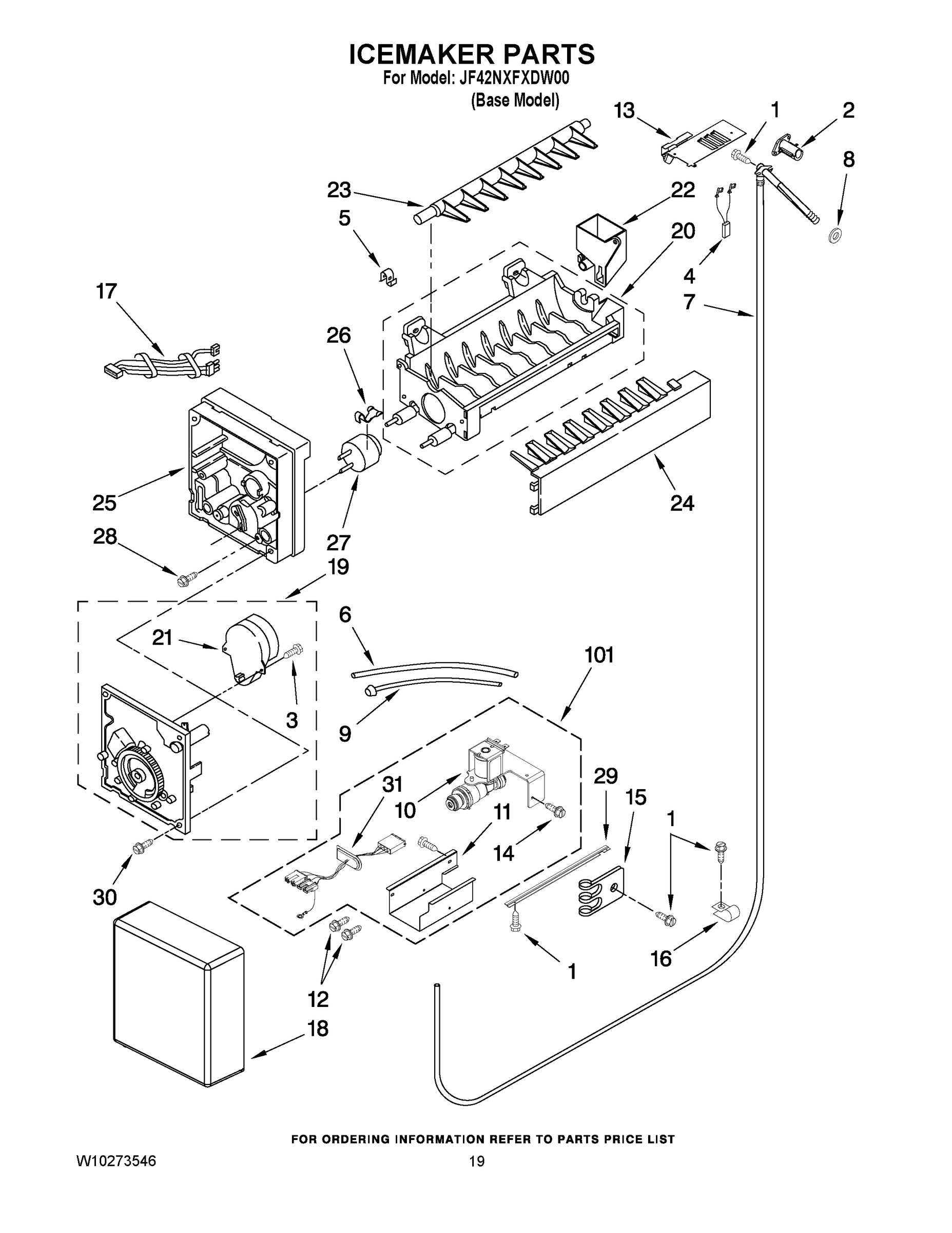 11 - ICEMAKER PARTS