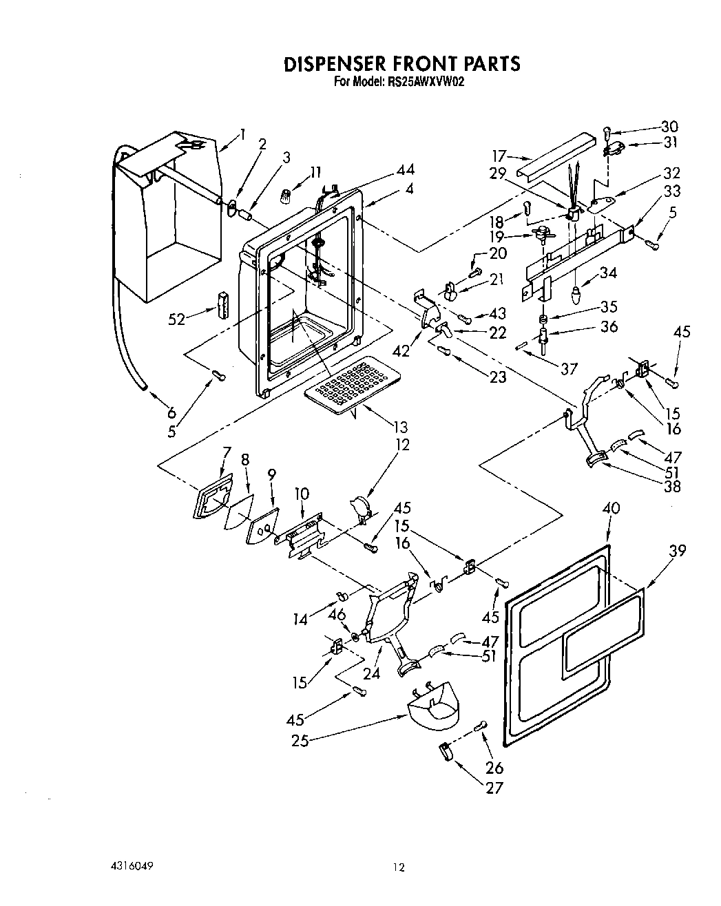 09 - DISPENSER FRONT