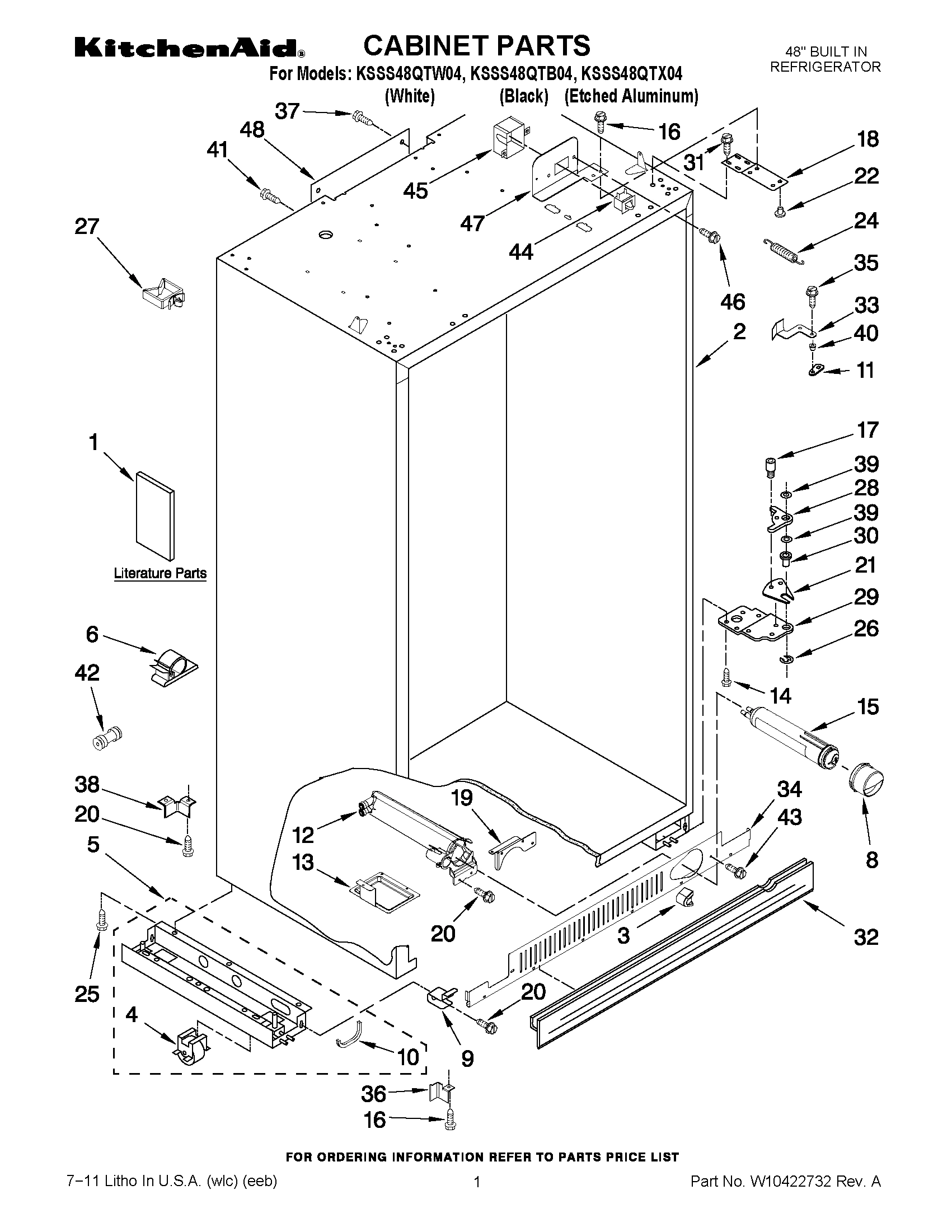 01 - CABINET PARTS