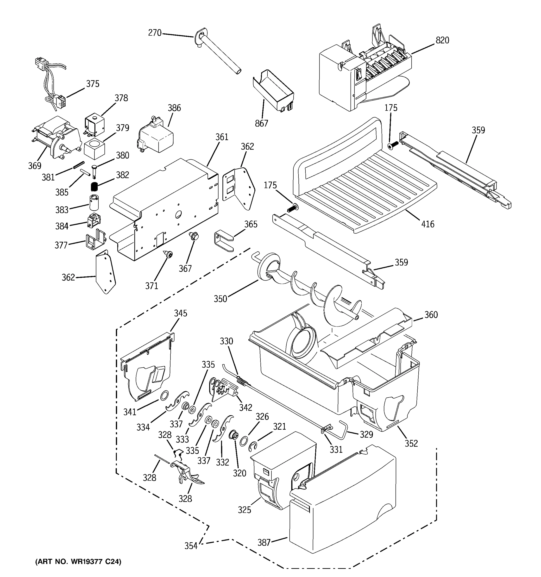 ICE MAKER & DISPENSER