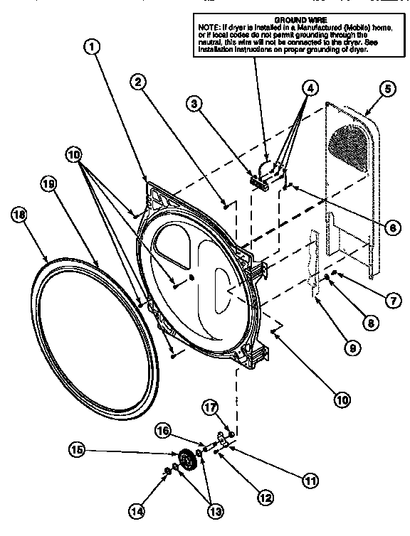 19 - REAR BLKHD/SEAL/CYLINDER ROLLER/TERM BLK
