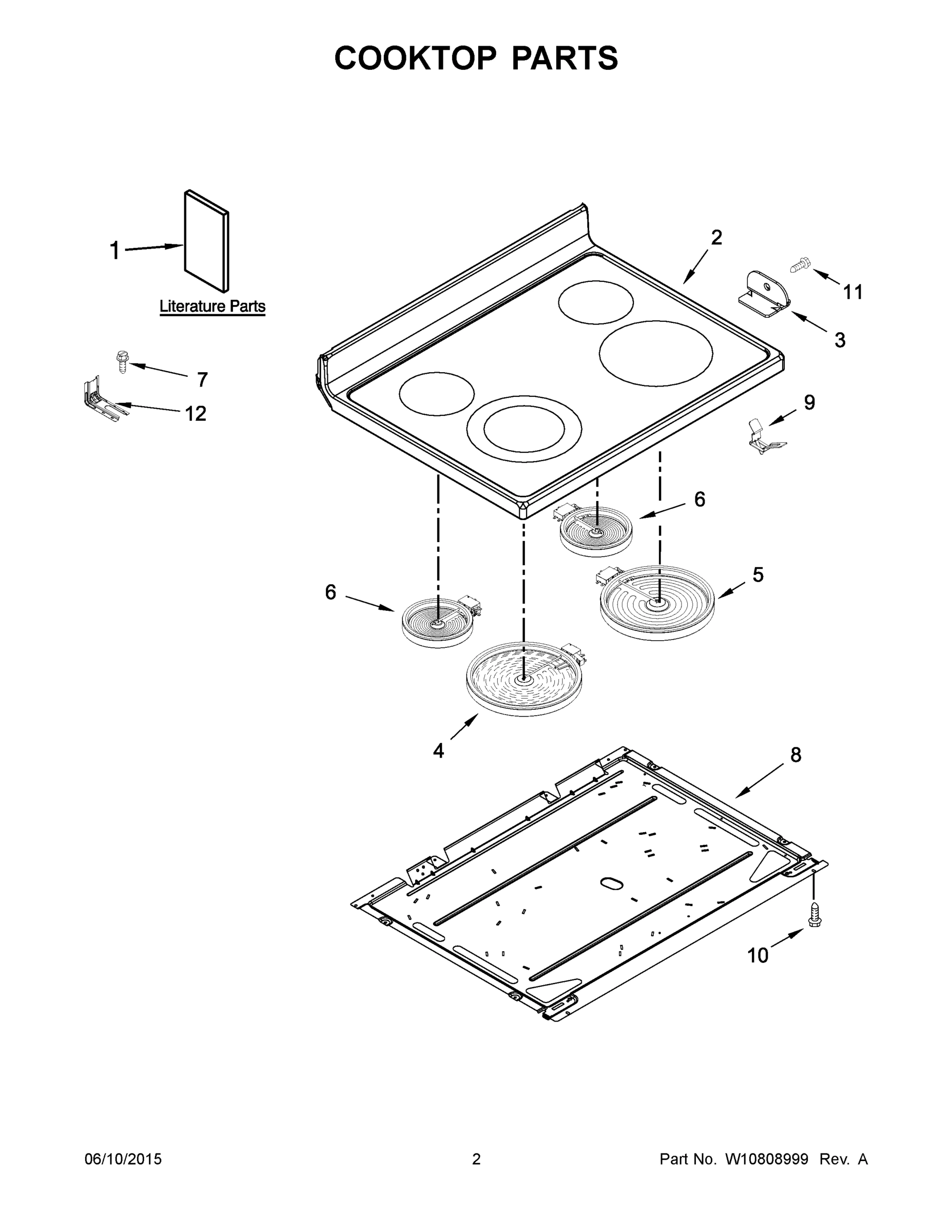 02 - COOKTOP PARTS