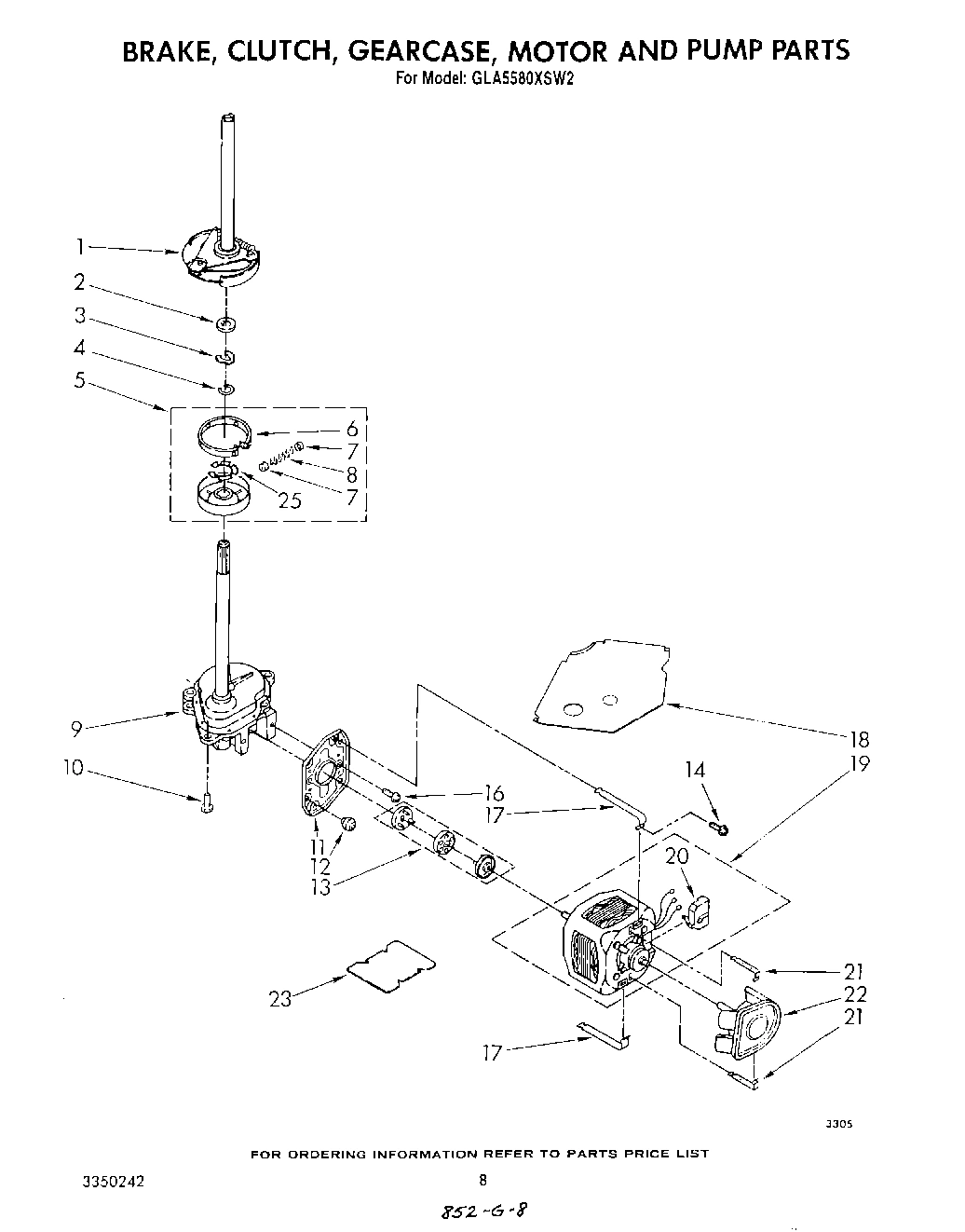 06 - BRAKE, CLUTCH, GEARCASE, MOTOR AND PUMP