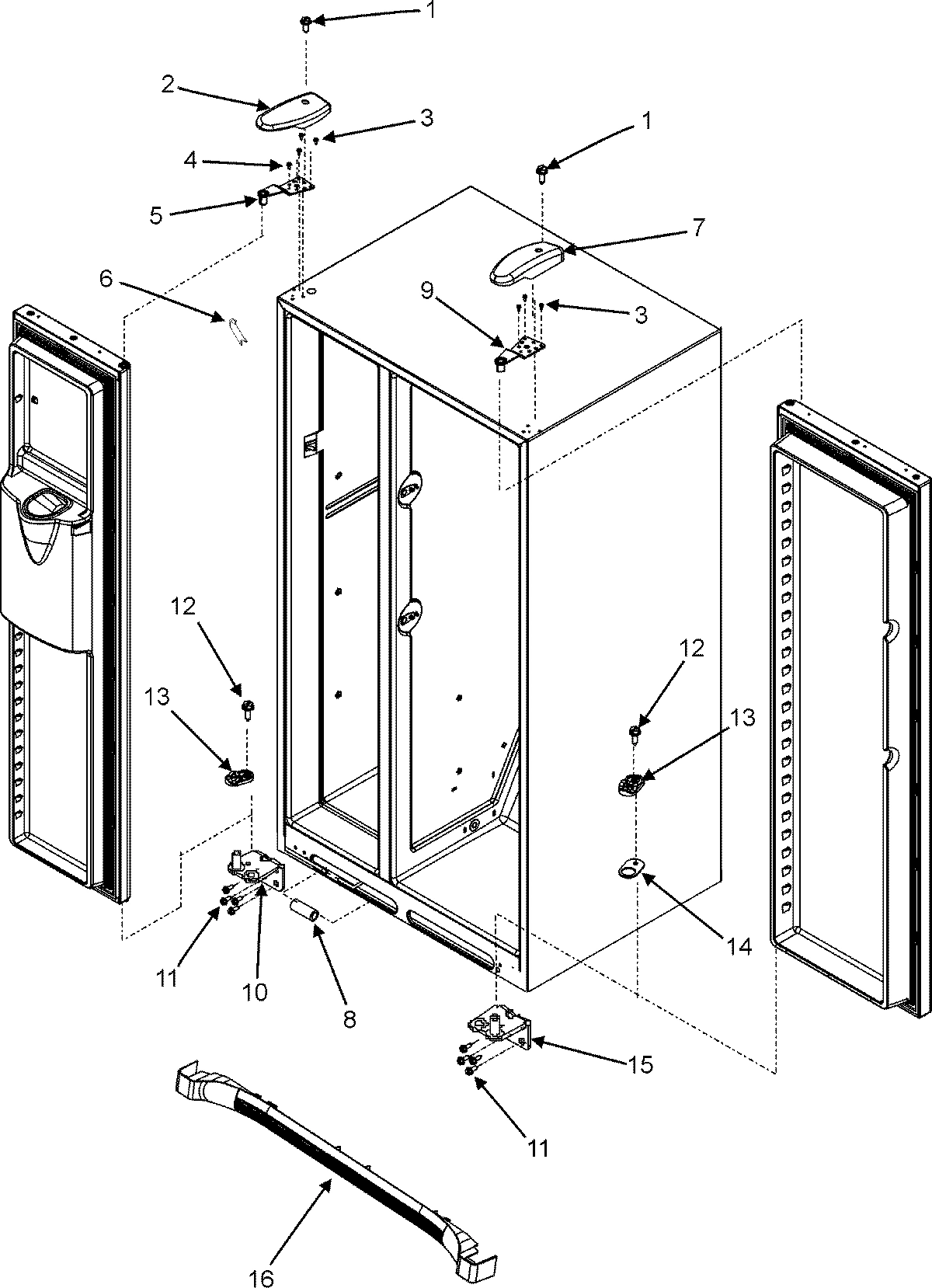 12 - HINGES & TOE GRILLE