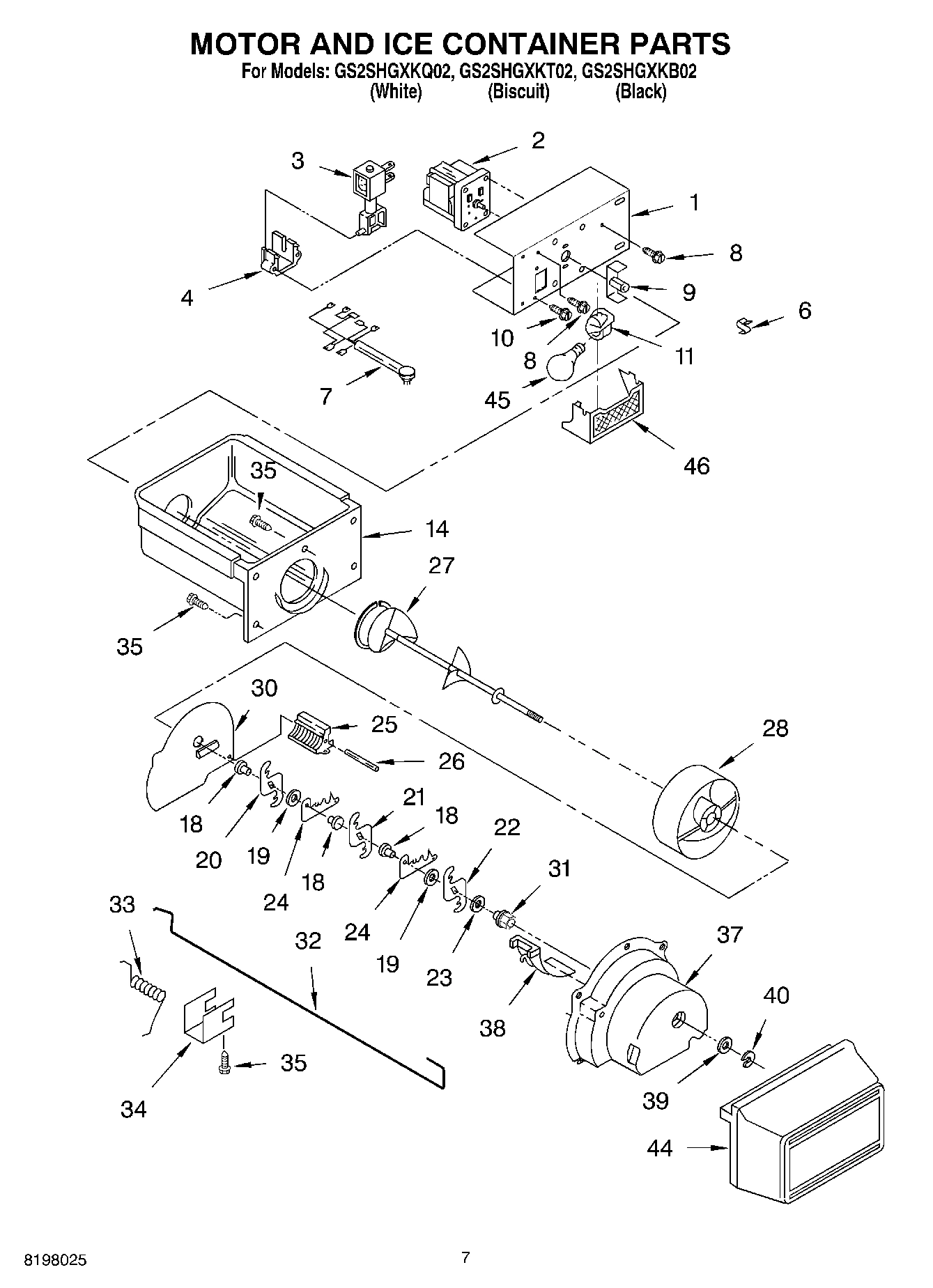 06 - MOTOR AND ICE CONTAINER