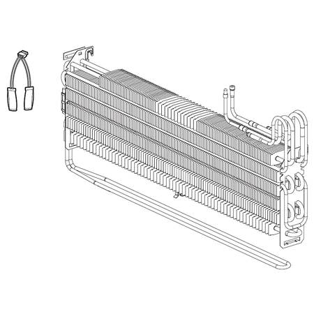 ADL76320901 LG Refrigerator Evaporator Assemb