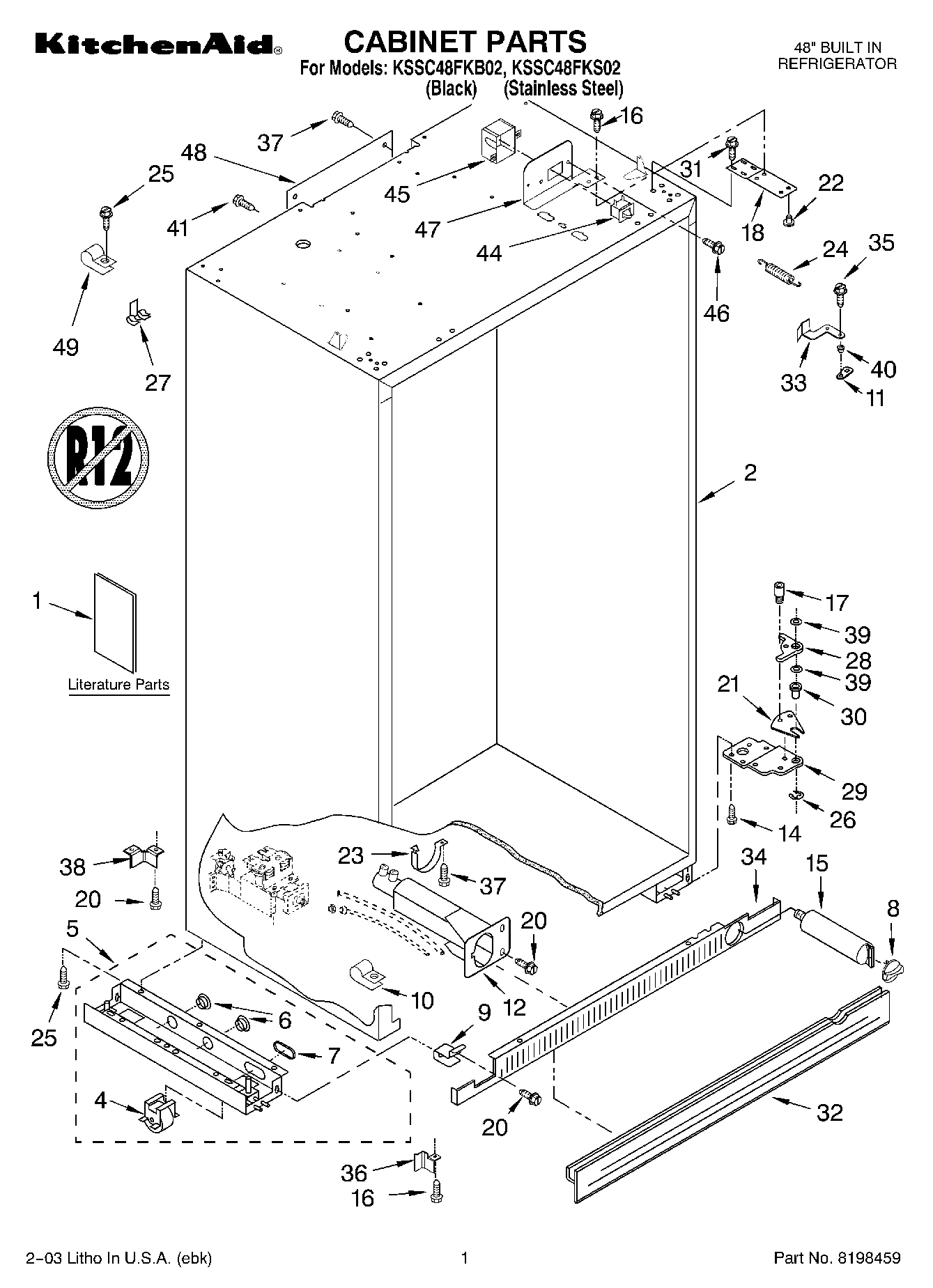 01 - CABINET PARTS