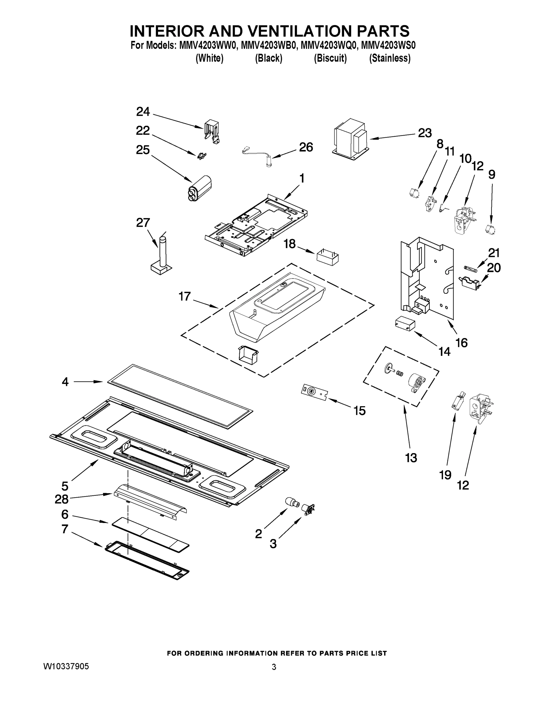 03 - INTERIOR AND VENTILATION PARTS