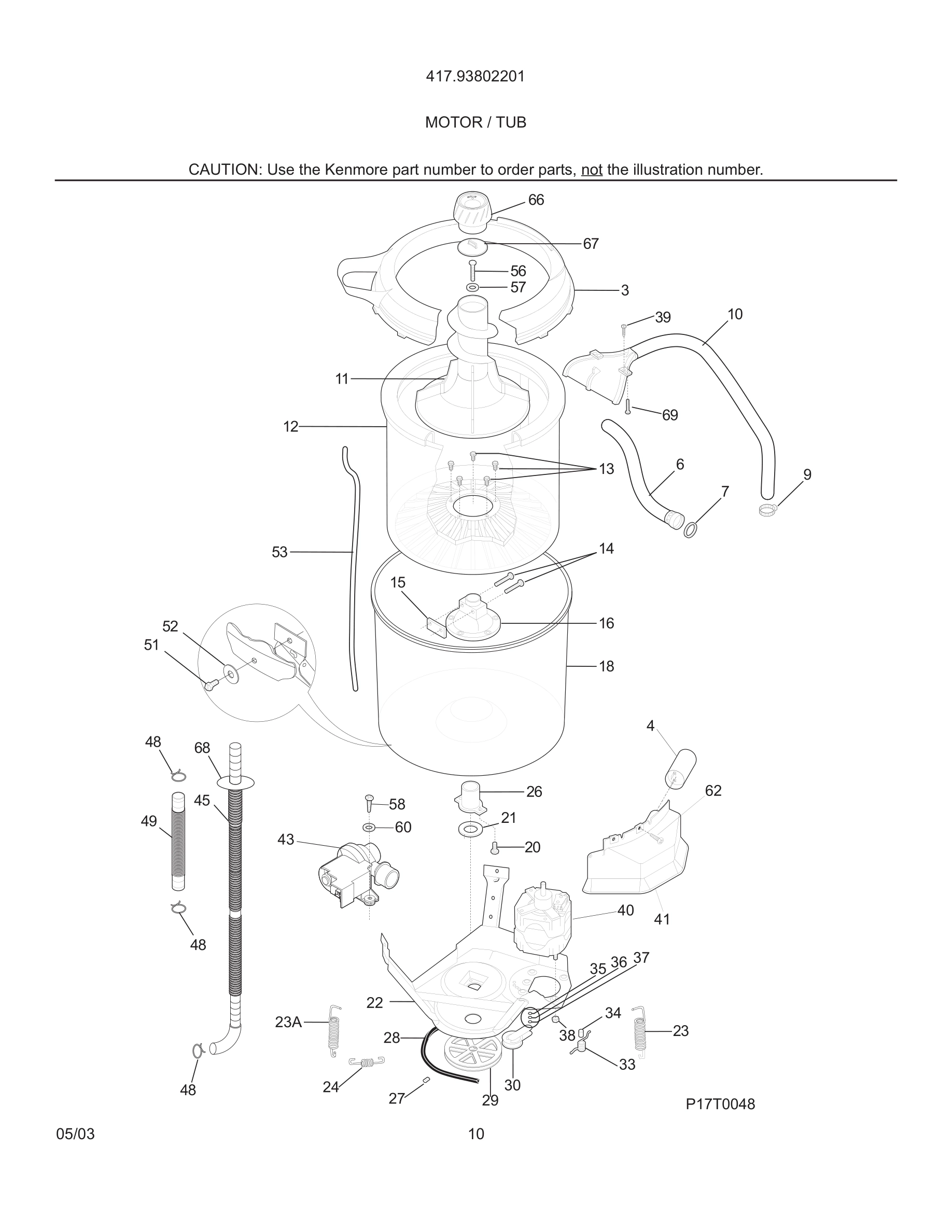 11 - MOTOR / TUB