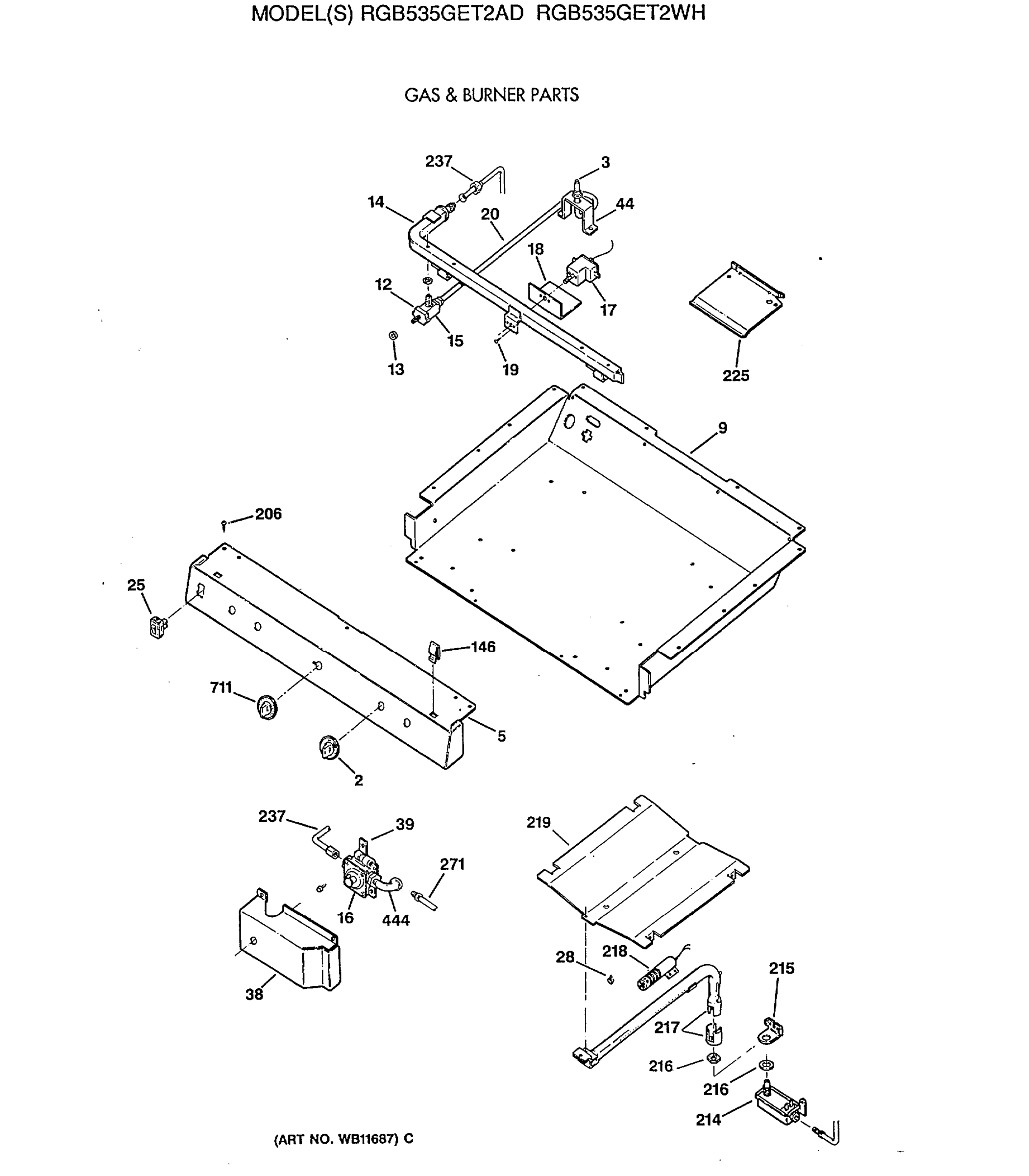 GAS & BURNER PARTS