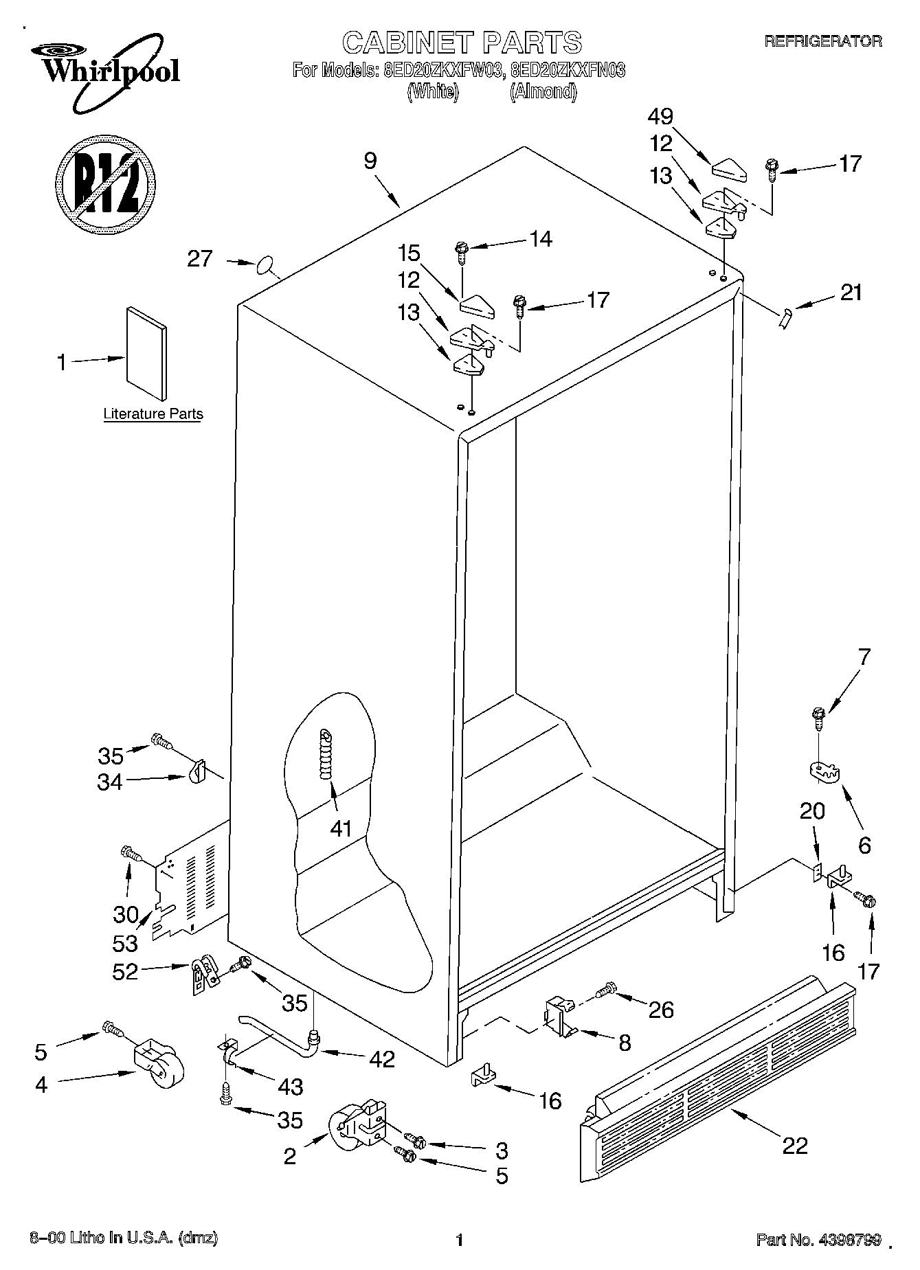 01 - CABINET, LITERATURE