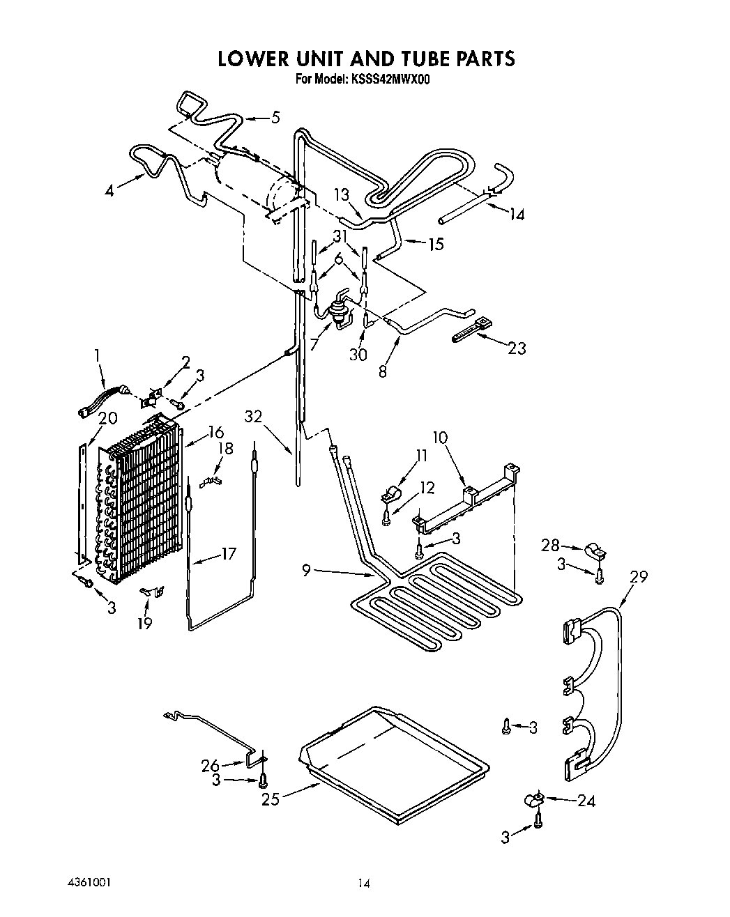 12 - LOWER UNIT AND TUBE