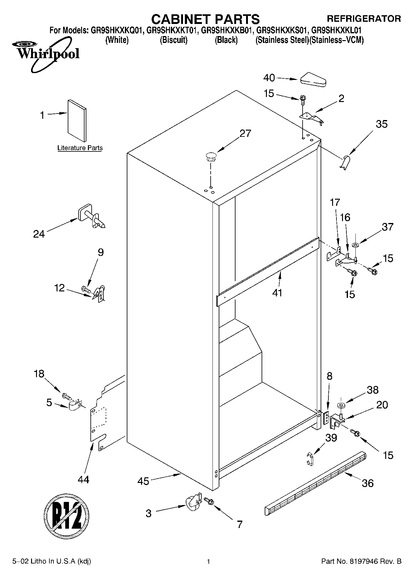 01 - CABINET, LITERATURE