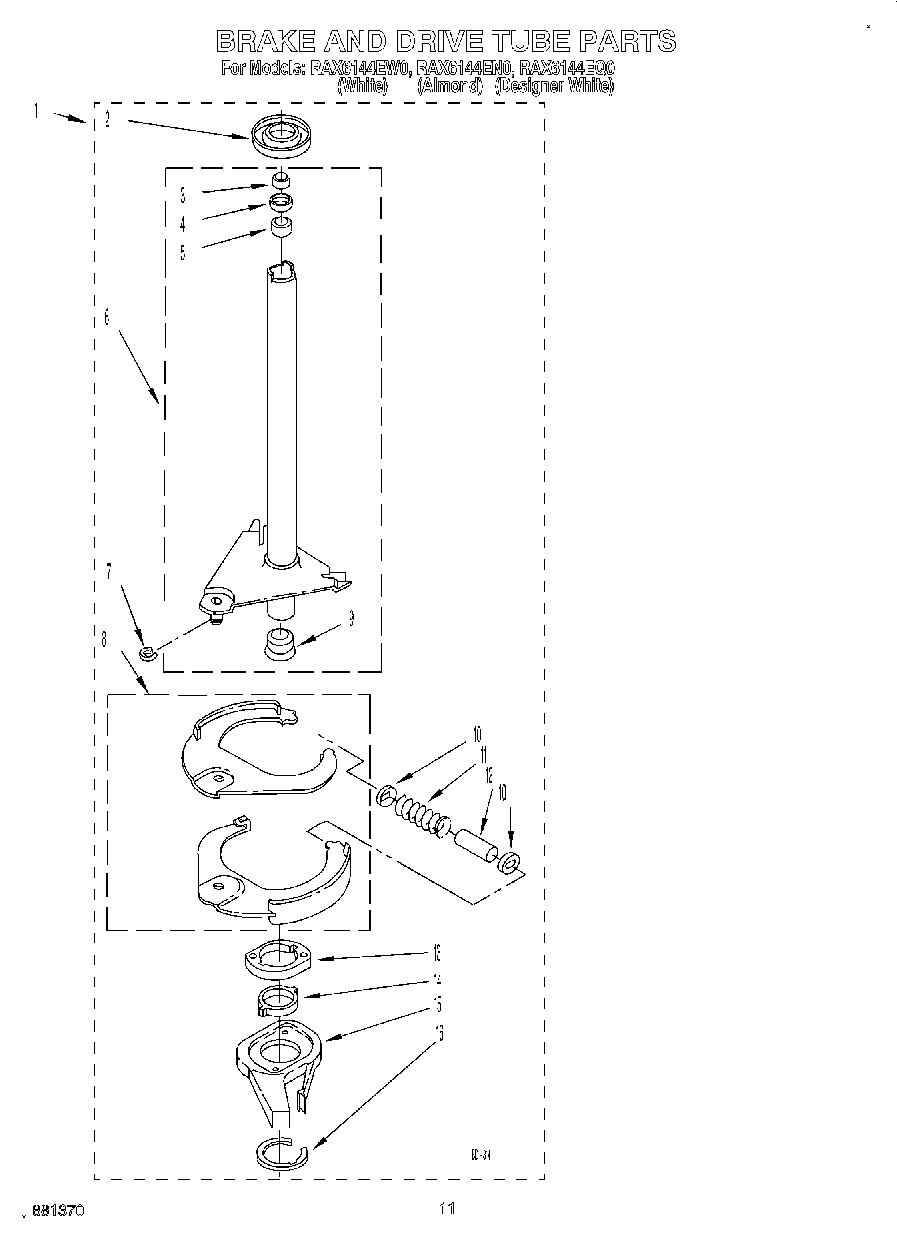 07 - BRAKE AND DRIVE TUBE