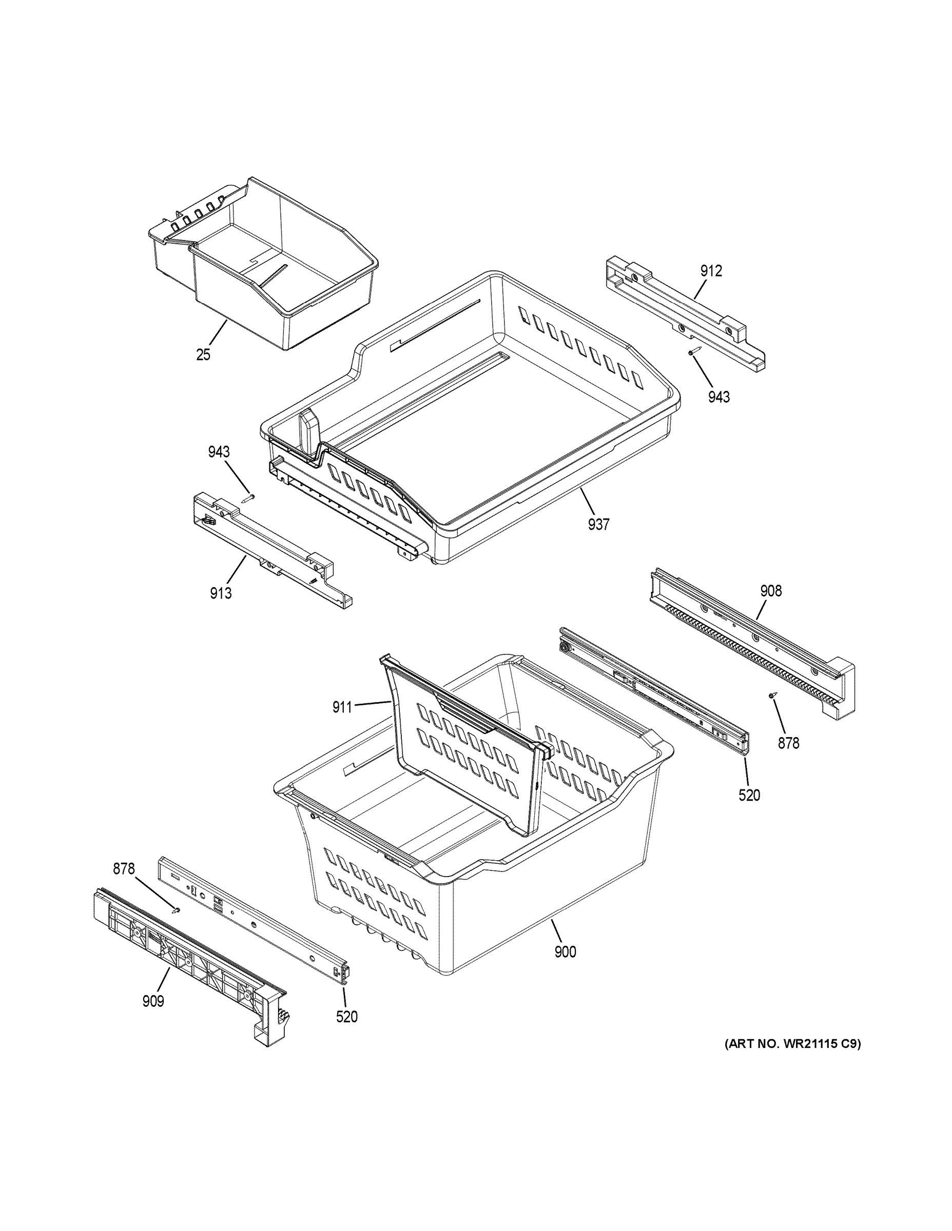 FREEZER SHELVES