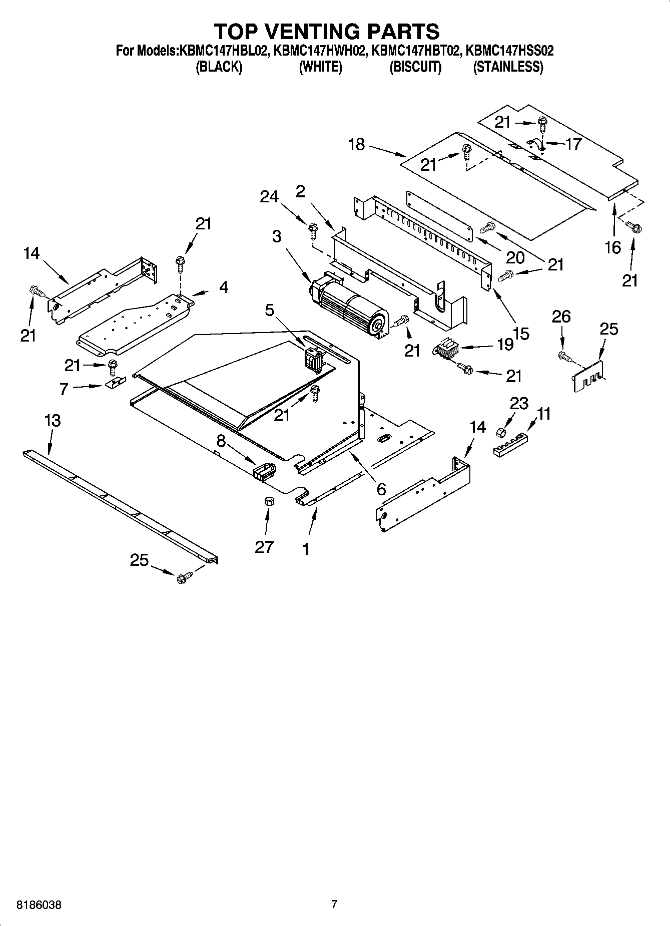05 - TOP VENTING PARTS