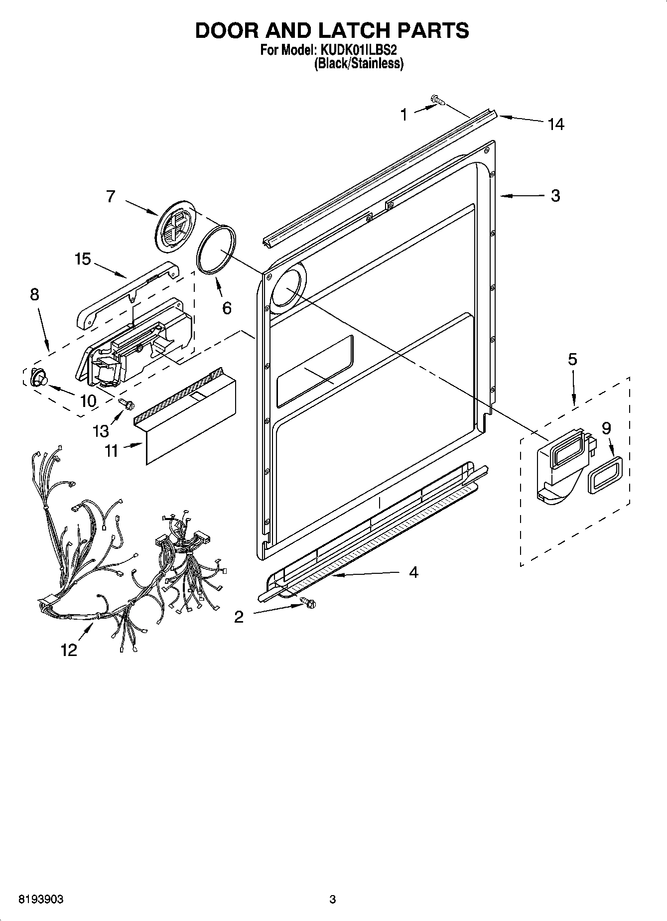 03 - DOOR AND LATCH PARTS