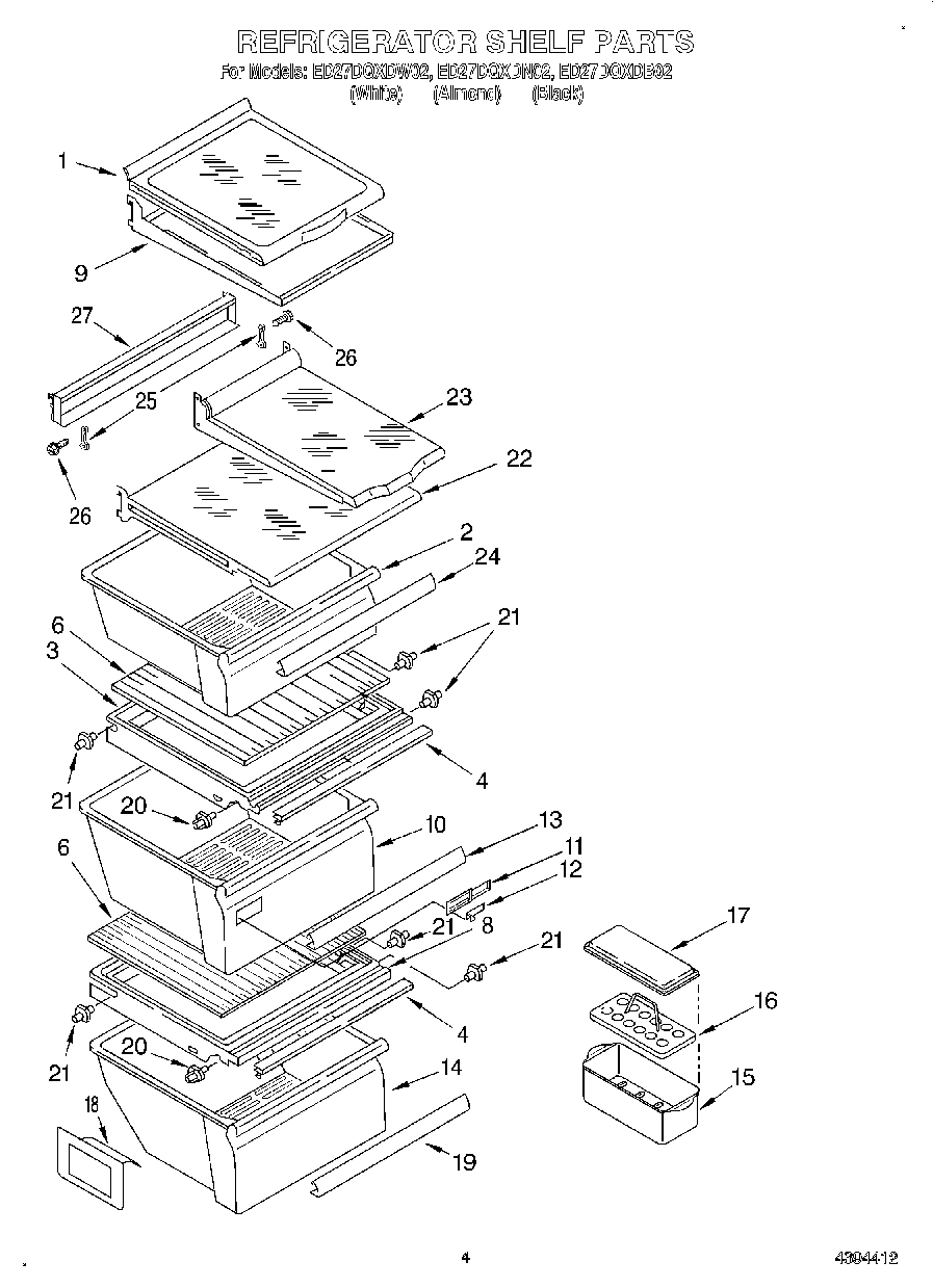 03 - REFRIGERATOR SHELF