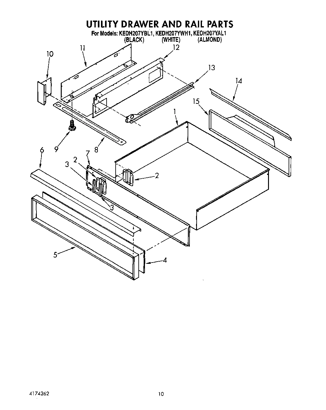 07 - UTILITY DRAWER AND RAIL