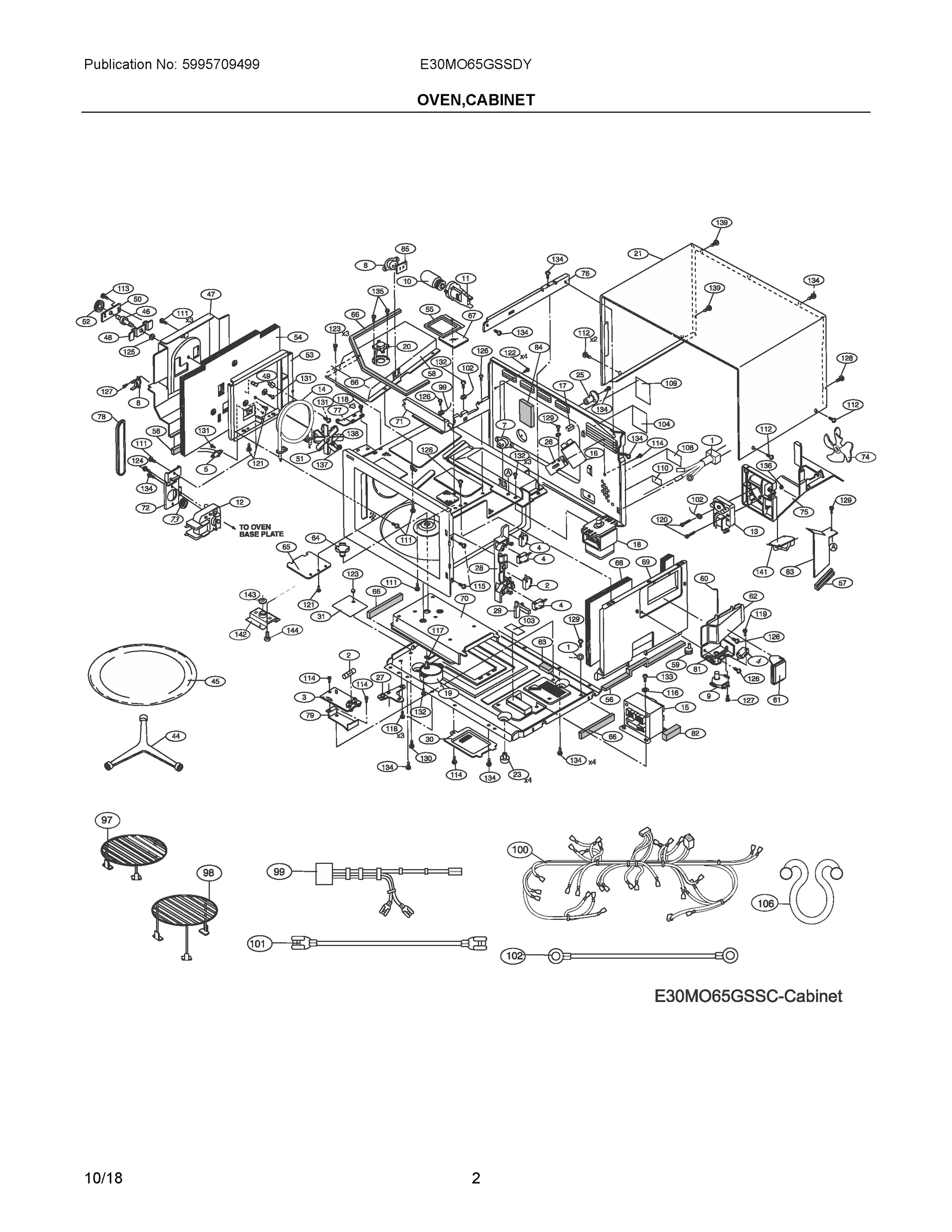 02 - OVEN,CABINET