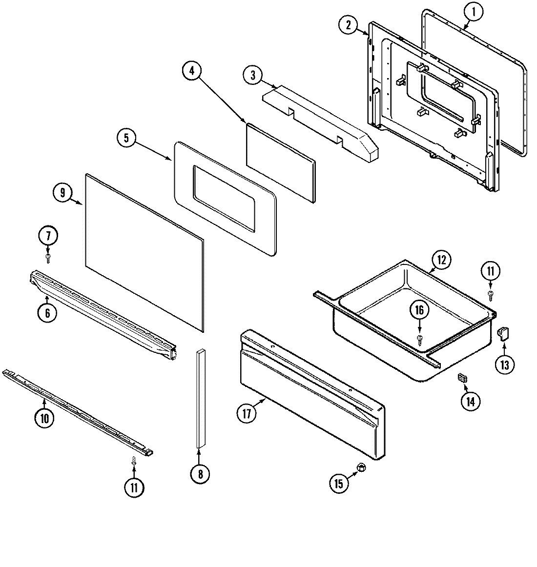03 - DOOR/DRAWER (SERIES 45 ``X`` DOOR)