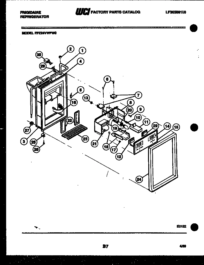 07 - ICE DOOR, DISPENSER AND WATER TANKS