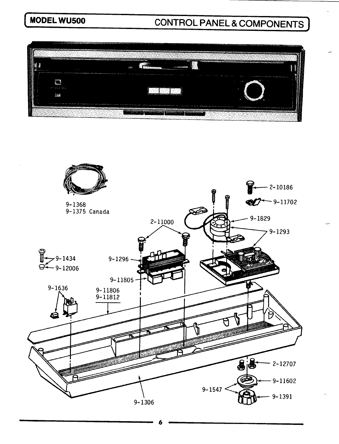 02 - CONTROL PANEL & COMPONENTS