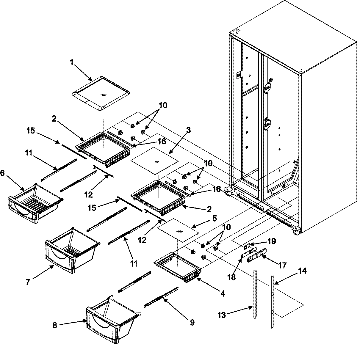 04 - CRISPER ASSEMBLY (GC2227HEK3/5/9)