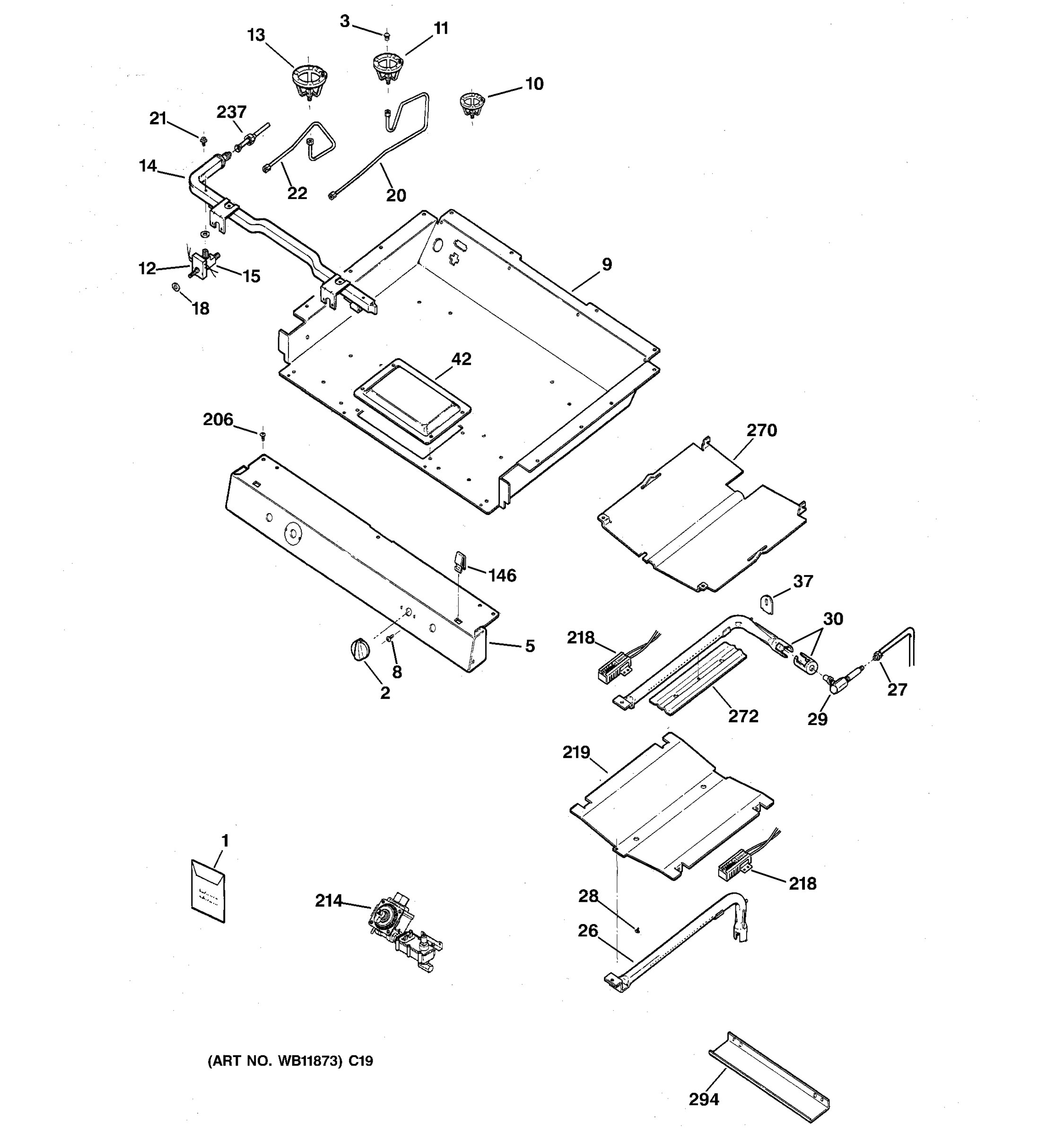 GAS & BURNER PARTS