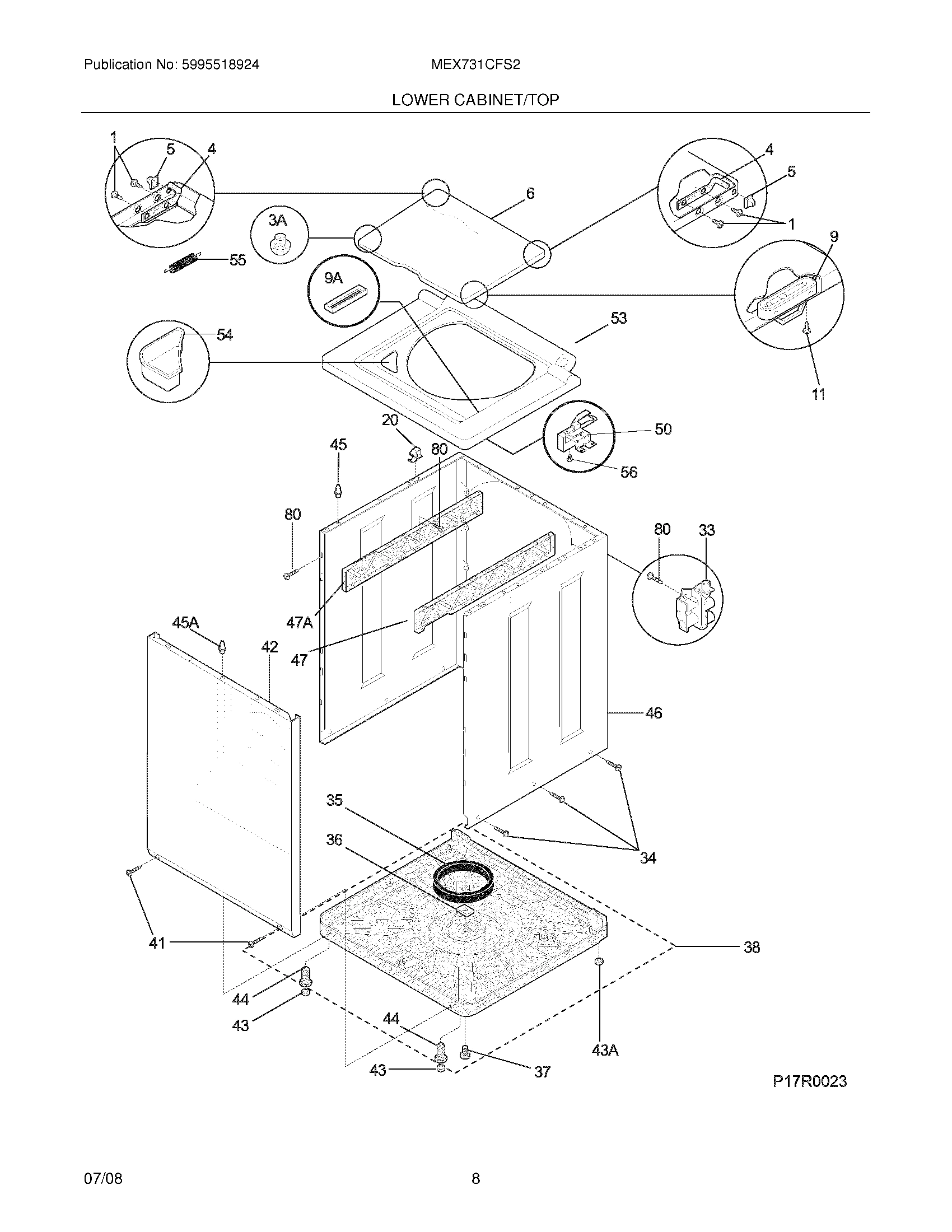 09 - LOWER CABINET/TOP