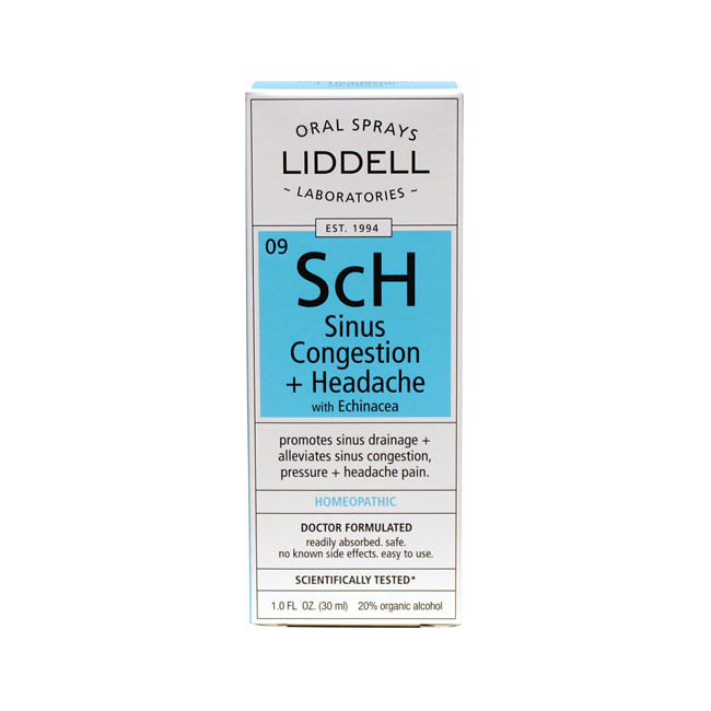 Liddell Laboratories Sch Sinus Congestion + Headache with Echinacea | 1 fl oz Liquid