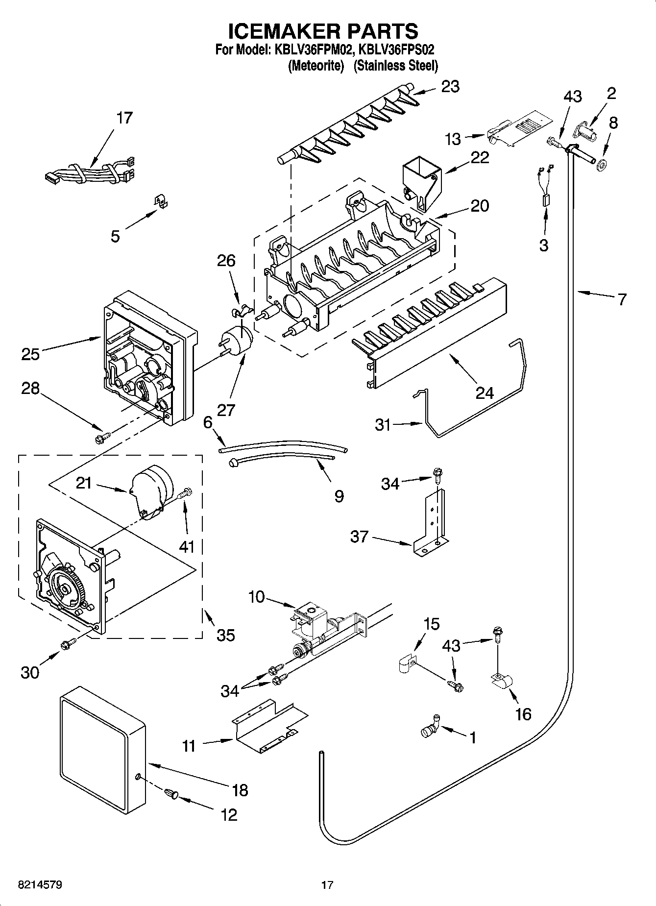 10 - ICEMAKER PARTS