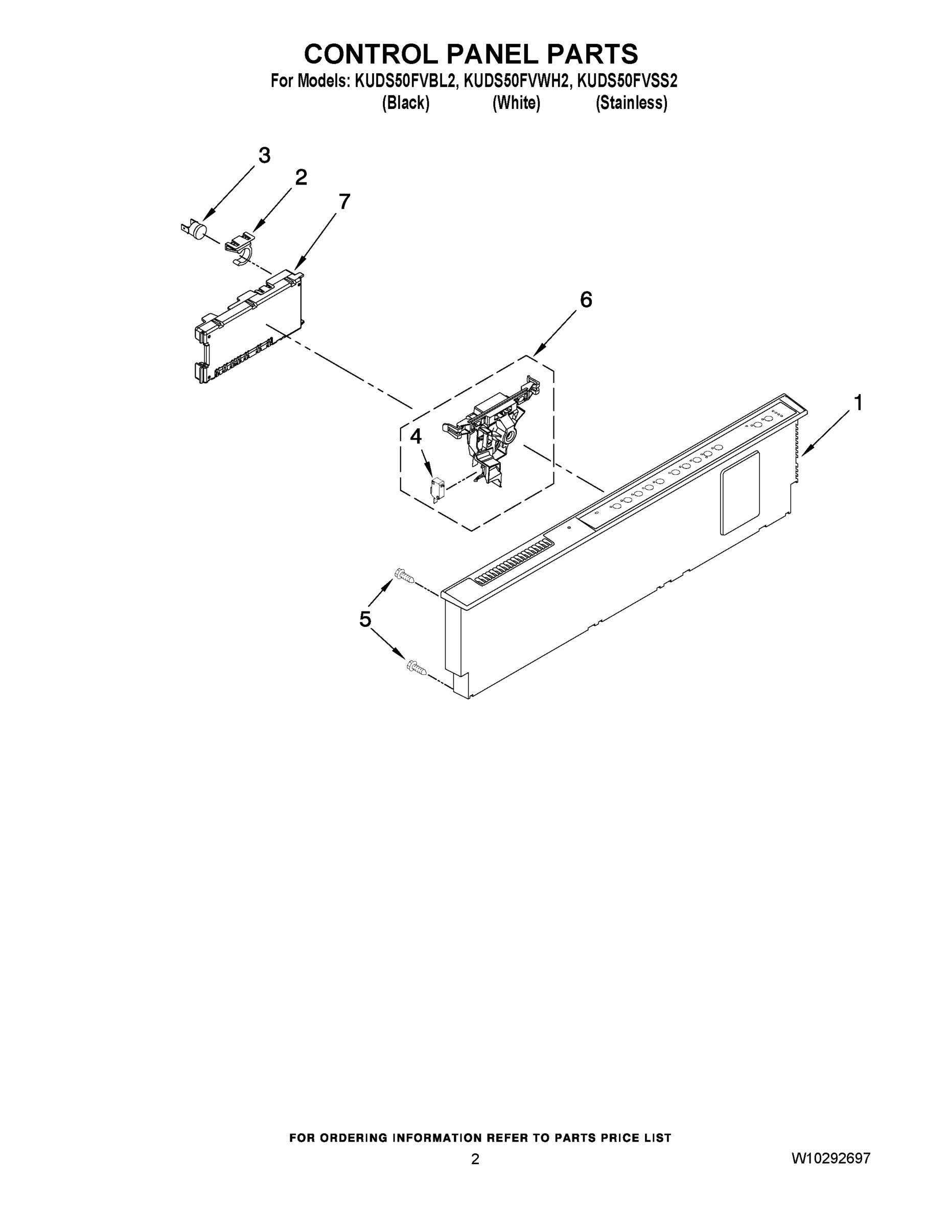 02 - CONTROL PANEL PARTS