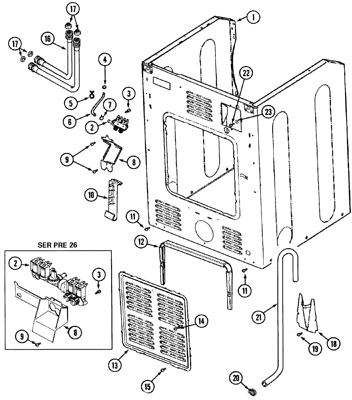 03 - CABINET-REAR (MAH3000AWQ)