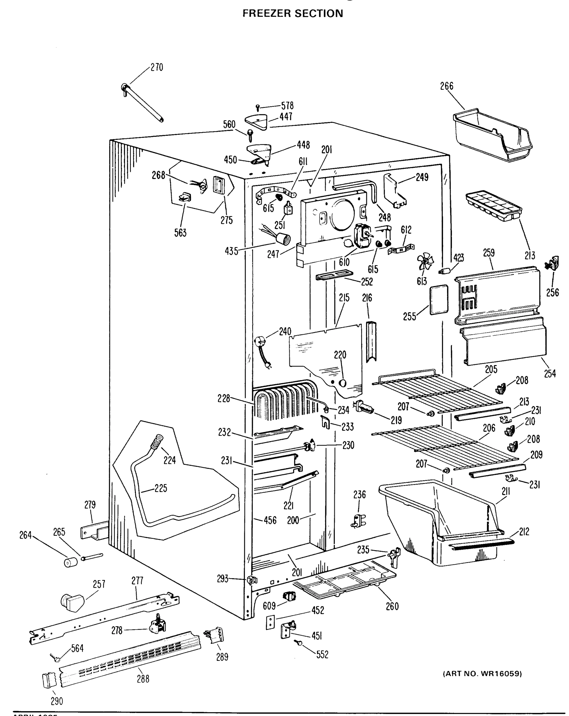 FREEZER SECTION