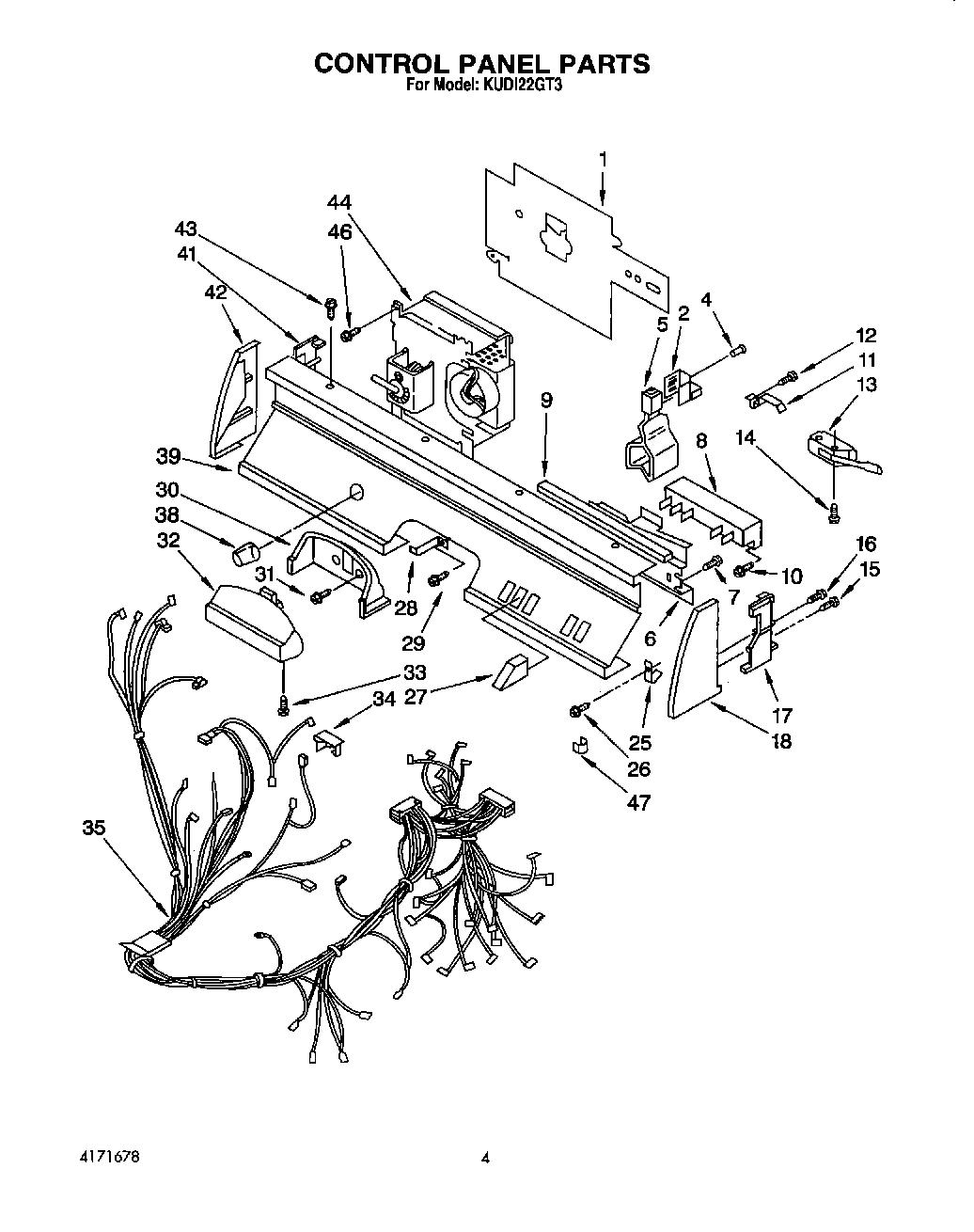 04 - CONTROL PANEL, LIT/OPTIONAL